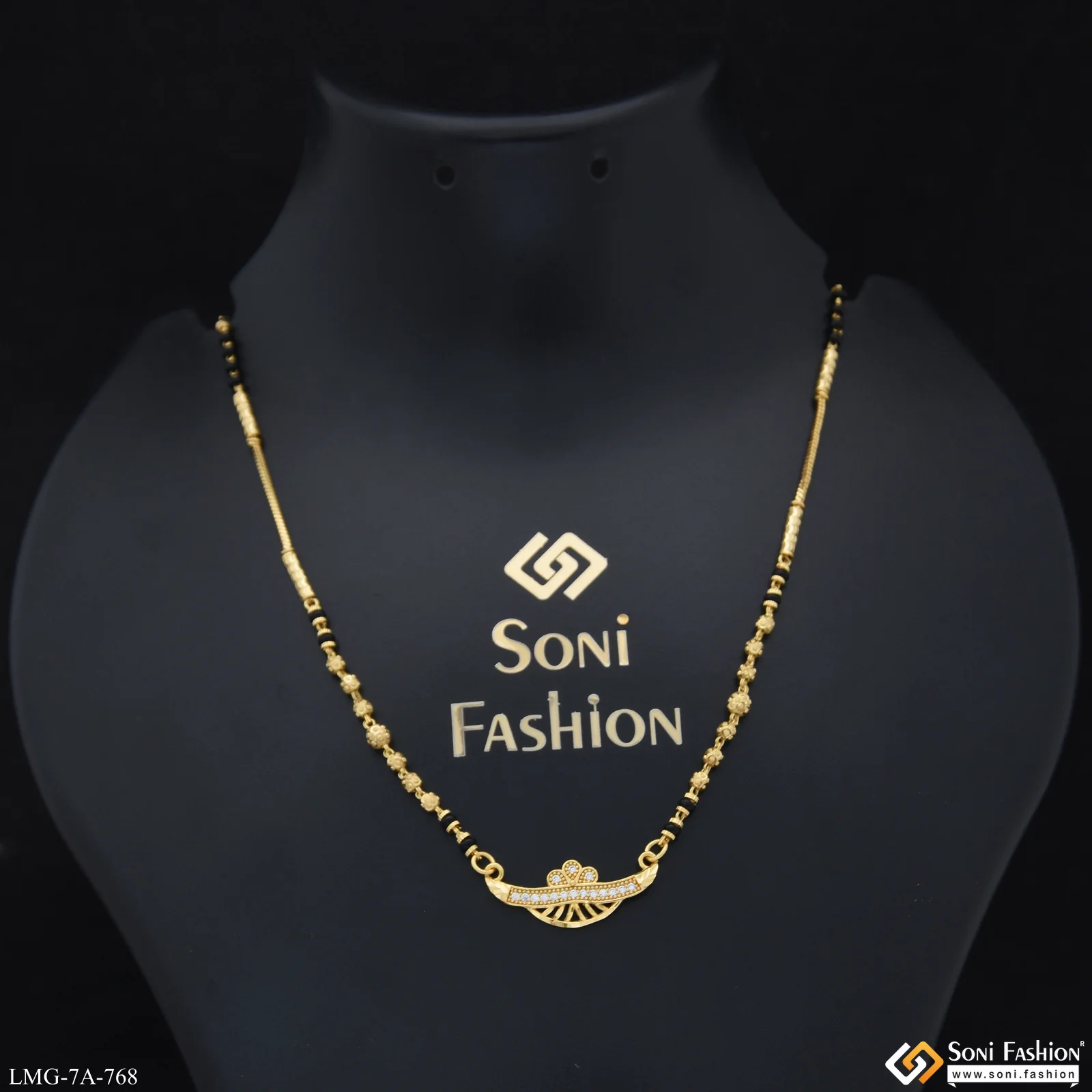 Graceful Design Gold Plated Mangalsutra for Women - Style A768