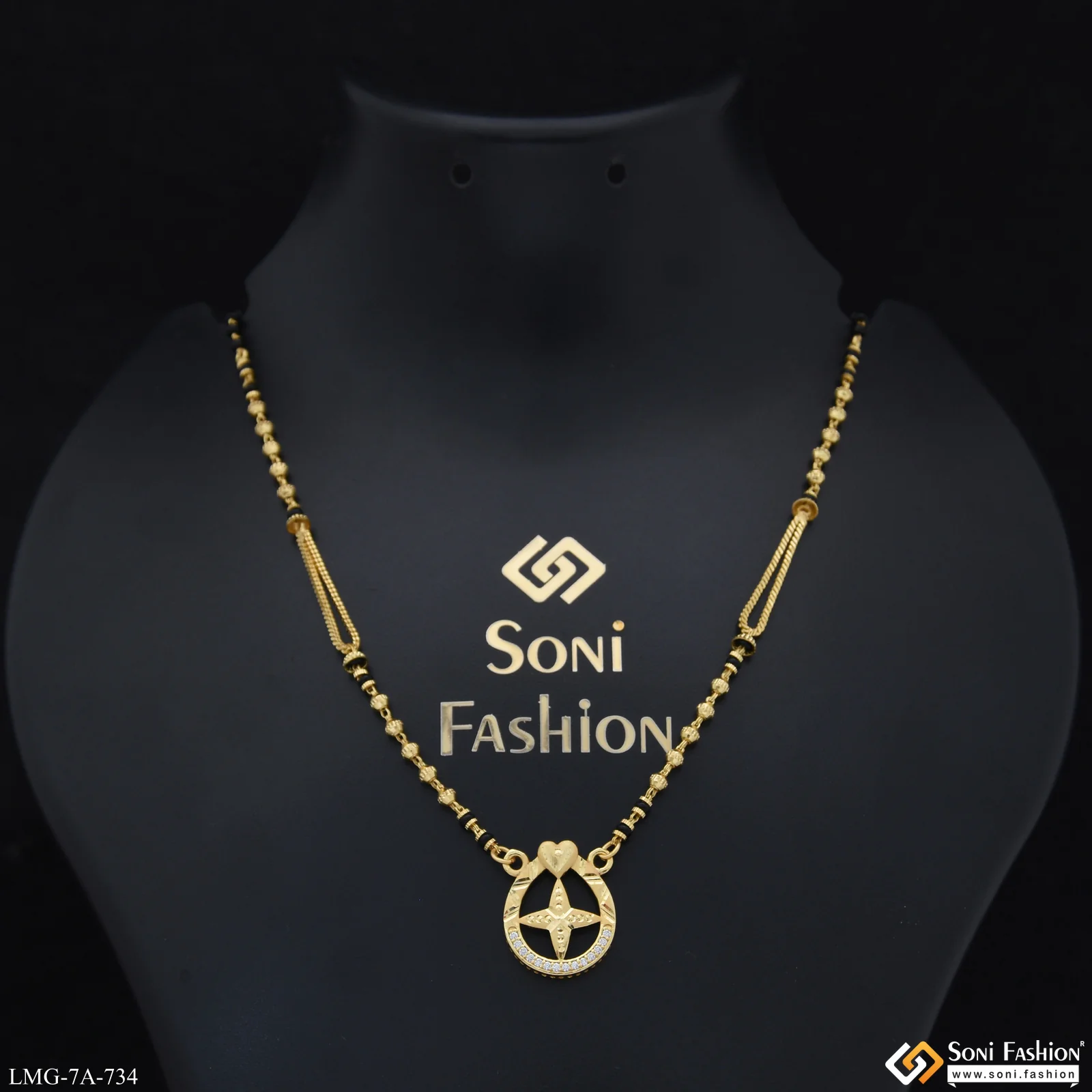 Hand-Crafted Design Gold Plated Mangalsutra for Women - Style A734