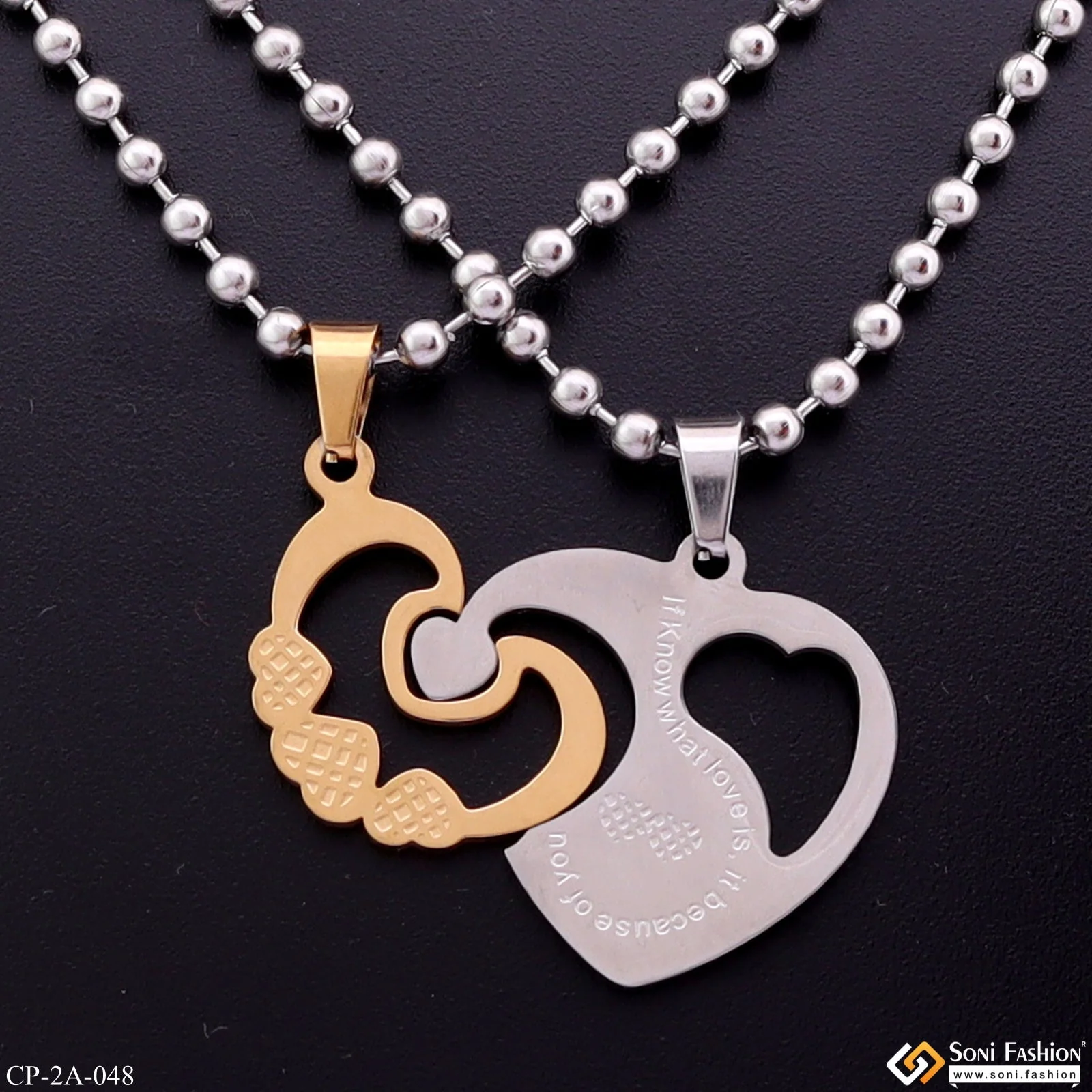 Hearts into Heart - Best Love Couple Friendship Valentine's Day Gift - Style A048 - Image 4