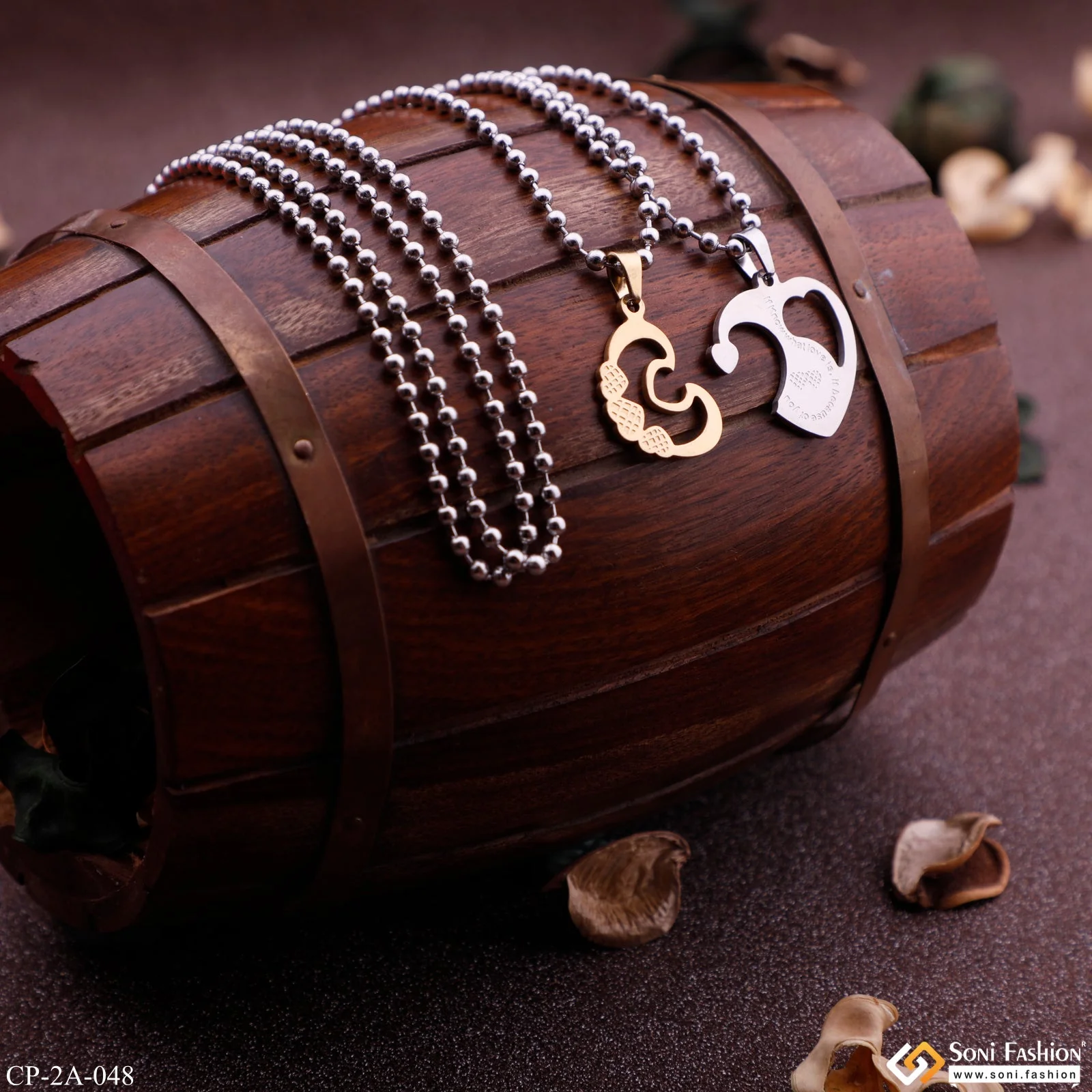 Hearts into Heart - Best Love Couple Friendship Valentine's Day Gift - Style A048 - Image 5