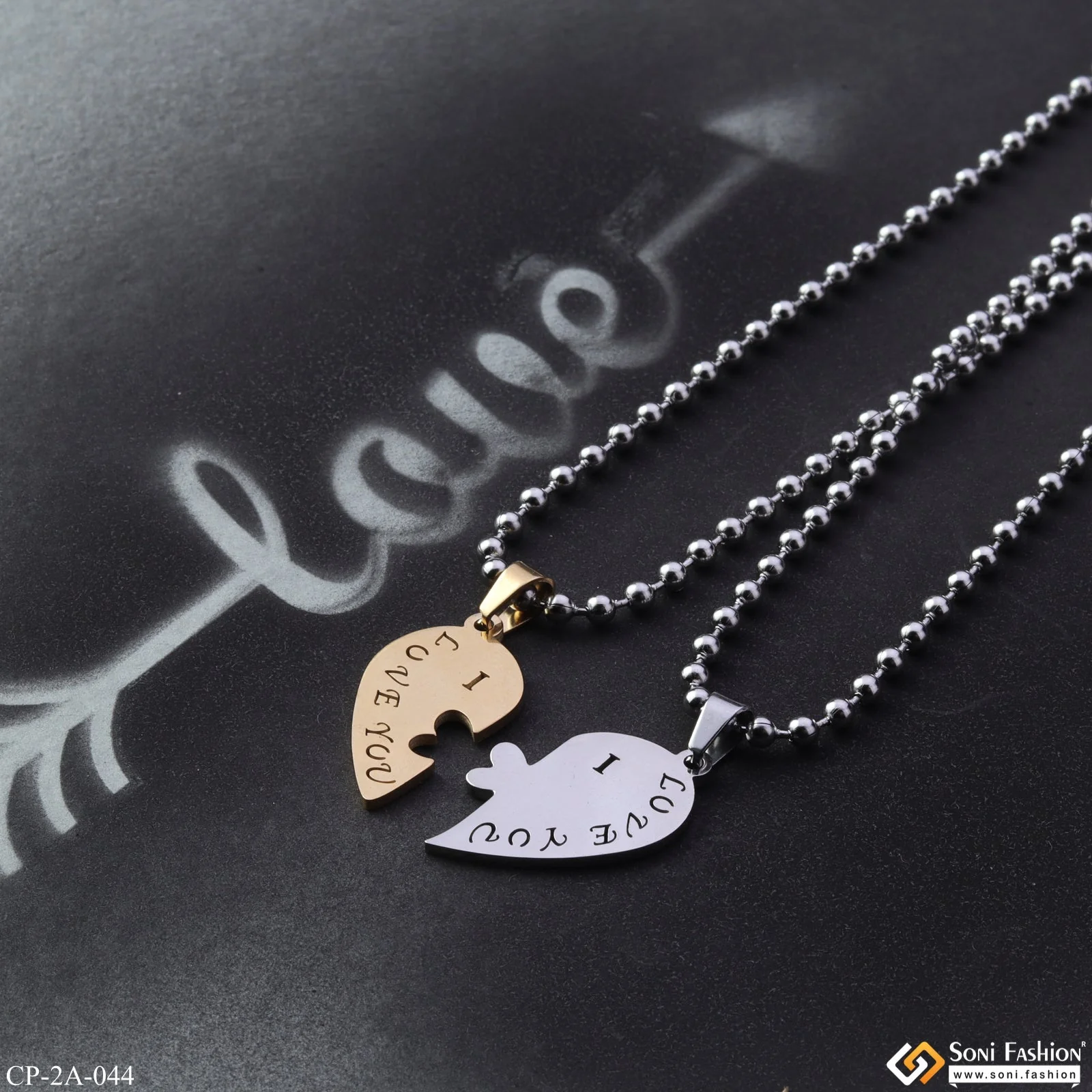 I Love You in Heart Best Love Couple Friendship Valentine's Day Gift - Style A044 - Image 5