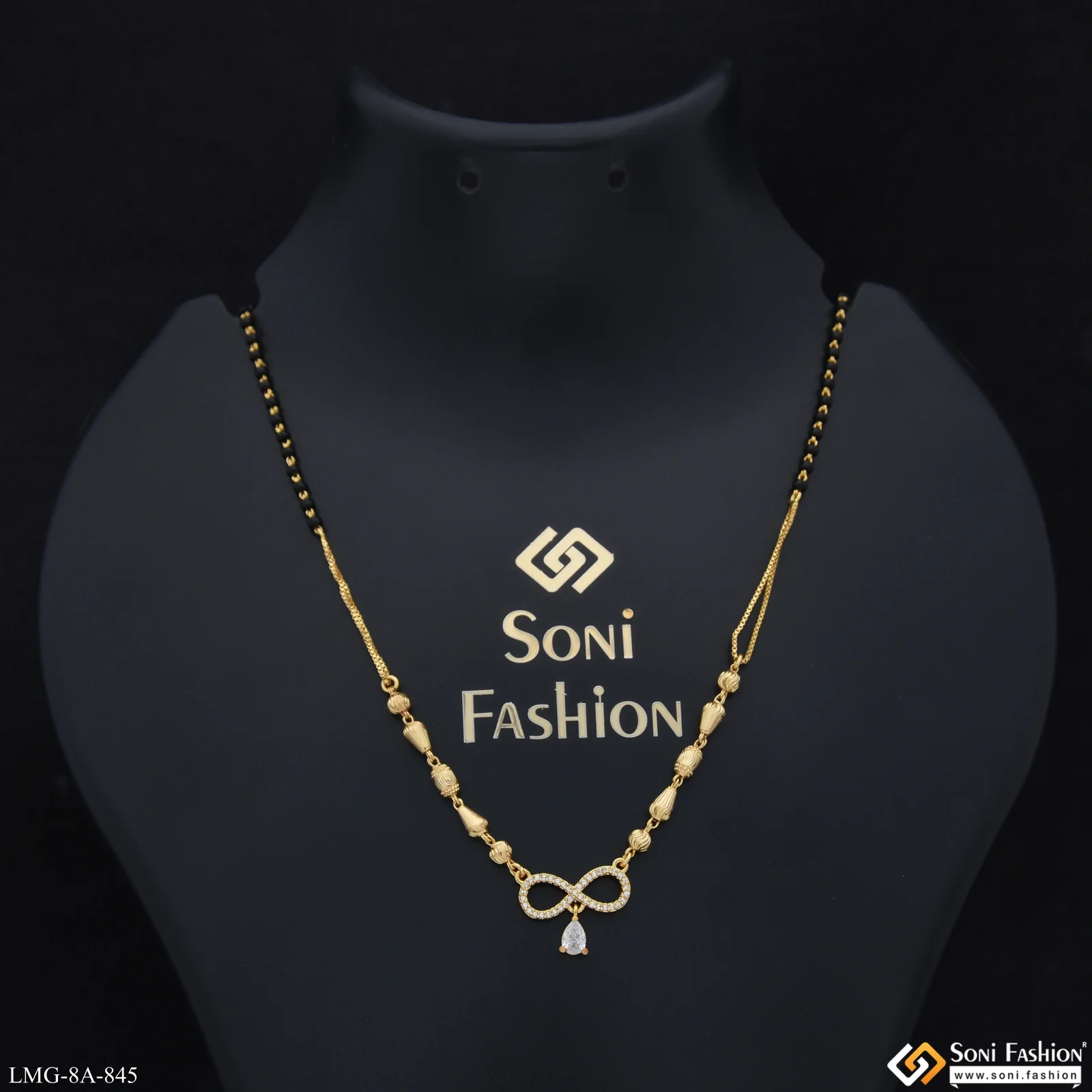 Infinity Opulent Design Gold Plated Mangalsutra for Women - Style A845