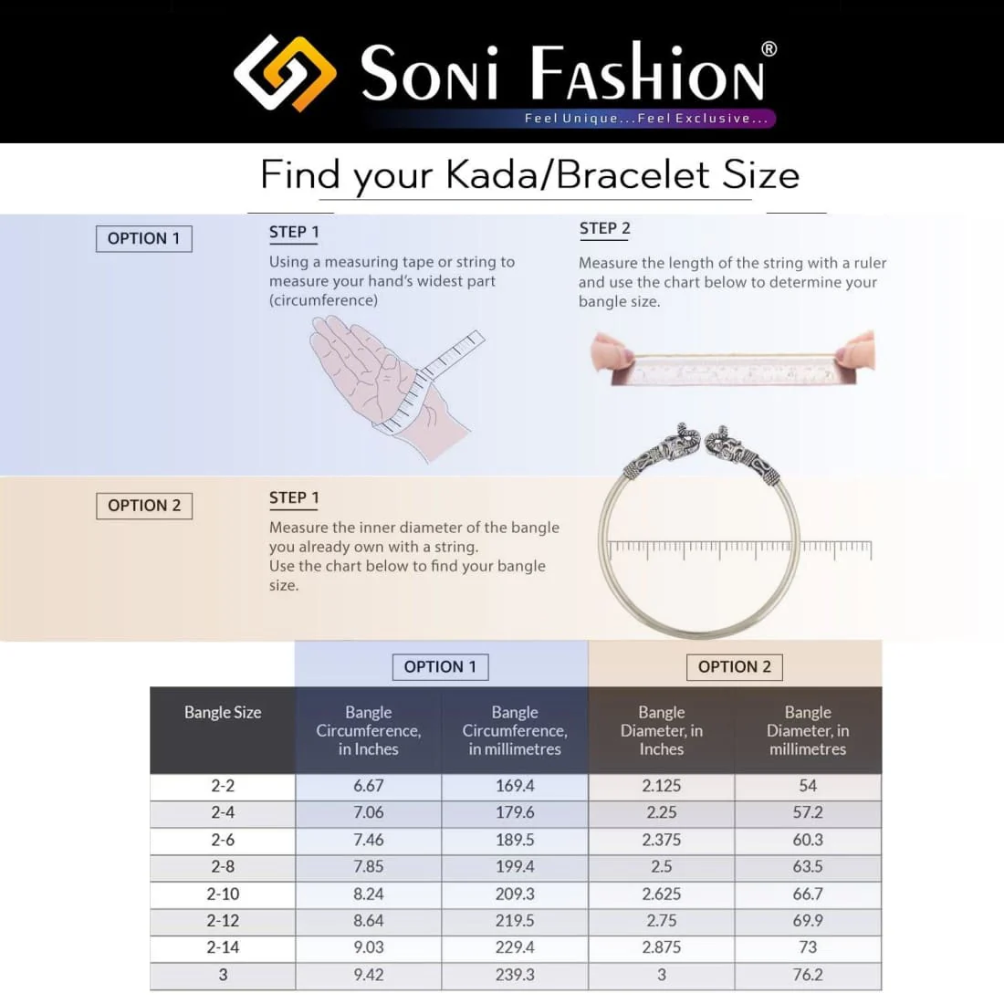 Jaguar Decorative Design Best Quality Gold Plated Punjabi Kada for Men - Style B066 - Image 7