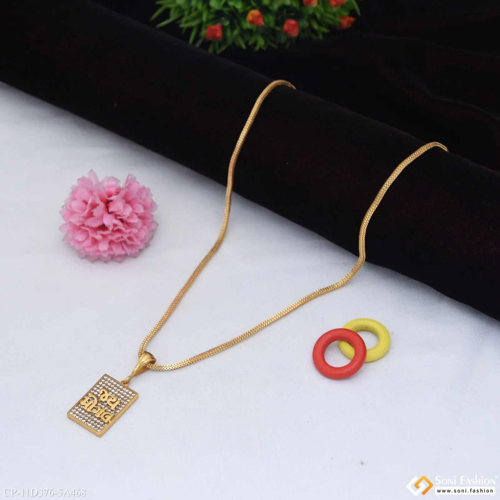 Jay Mogal Hand-Crafted Design Pendant With Chain for Men (CP-D376-A468) - Image 3