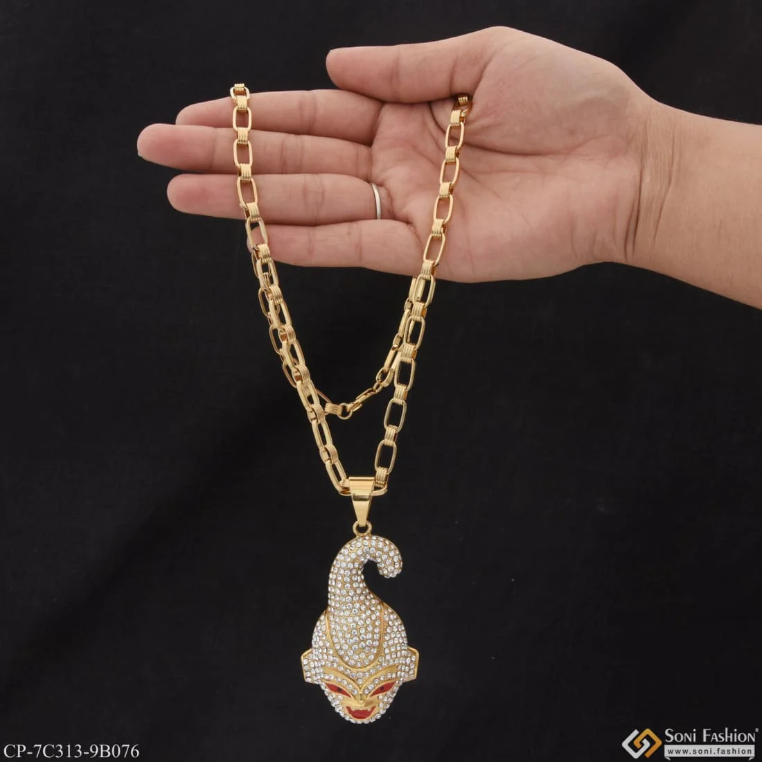 Joker Fashion-forward Design High-quality Chain Pendant Combo For Men (cp-c313-b076) - Image 2