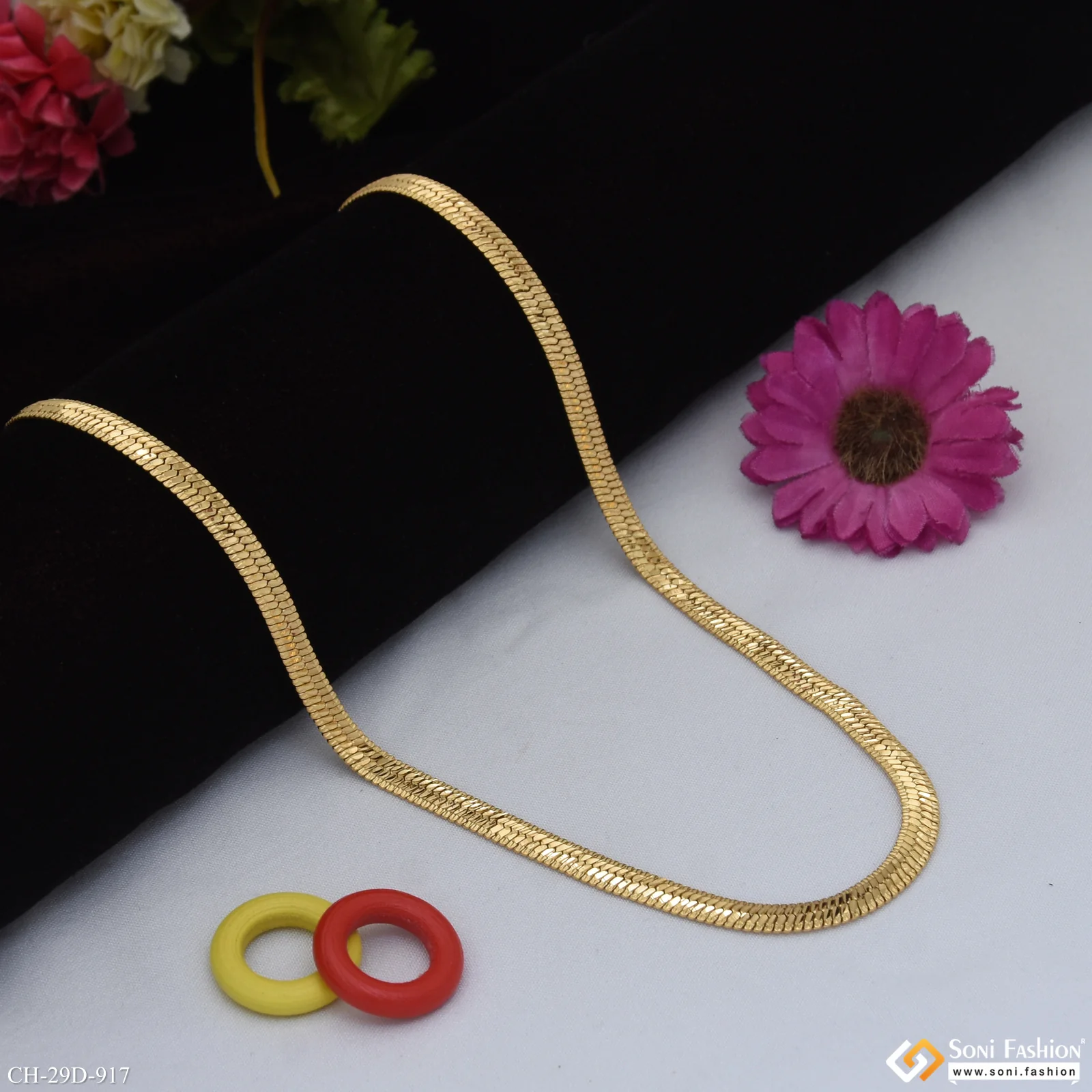 Latest Design 18k Gold Plated Chain for Men - Style D917 - Image 5