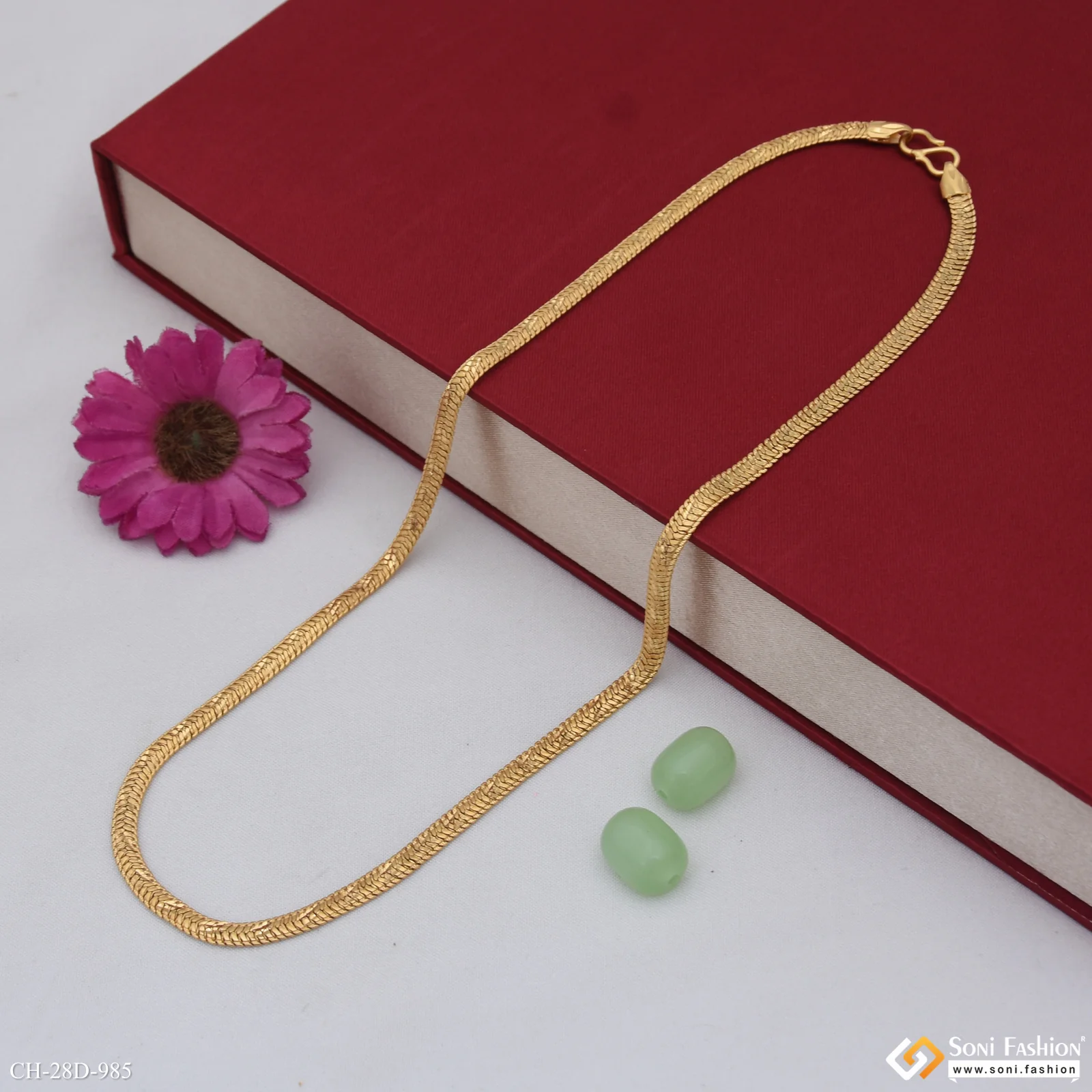 Latest Design 18k Gold Plated Chain for Men - Style D985 - Image 6