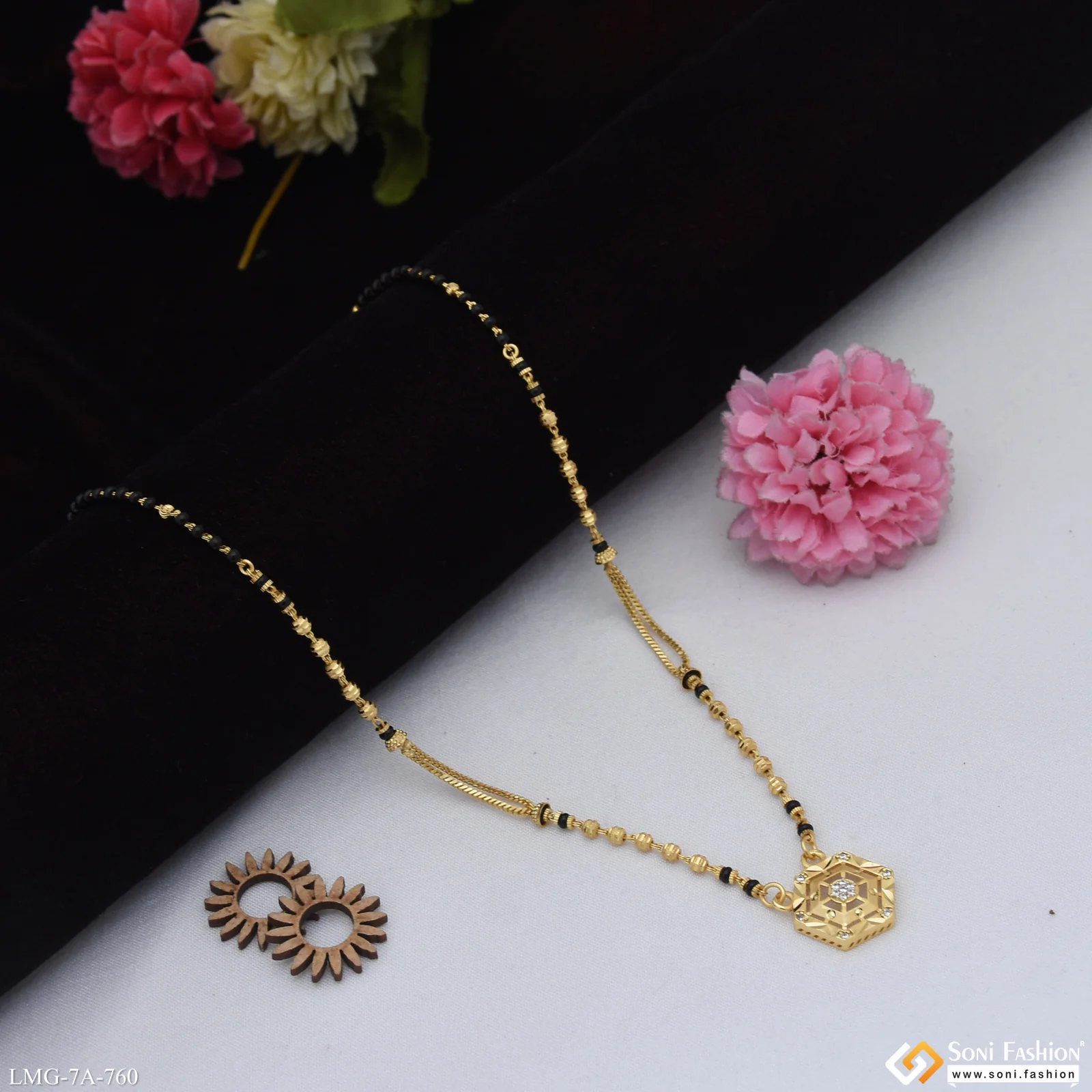 Latest Design Gold Plated Mangalsutra for Women - Style A760 - Image 4