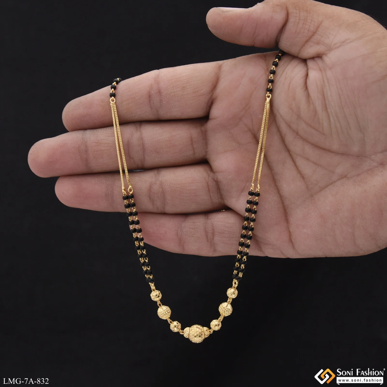 Latest Design Gold Plated Mangalsutra for Women - Style A832 - Image 2