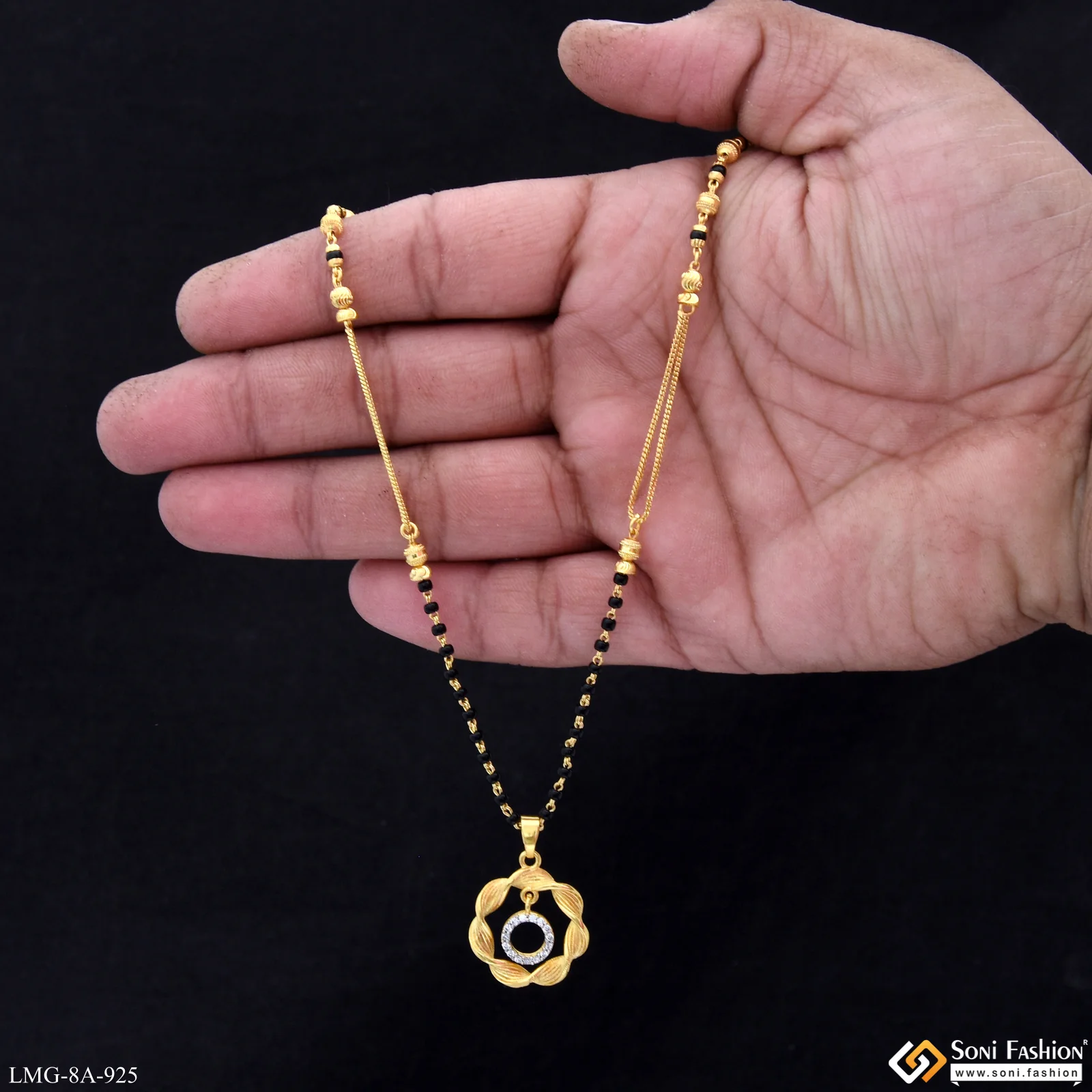 Latest Design Gold Plated Mangalsutra for Women - Style A925 - Image 2