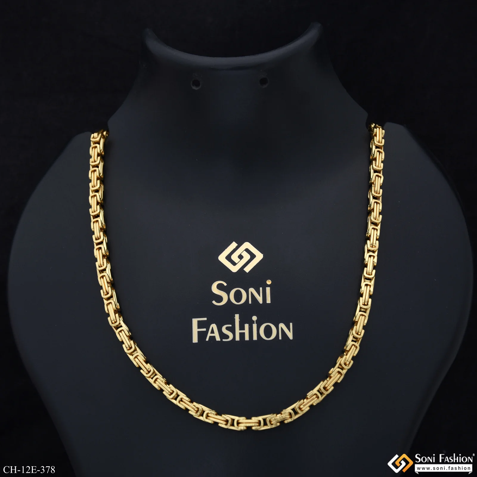 Latest Design High-Quality Stainless Steel Chain for Men - Style E378 - Image 2