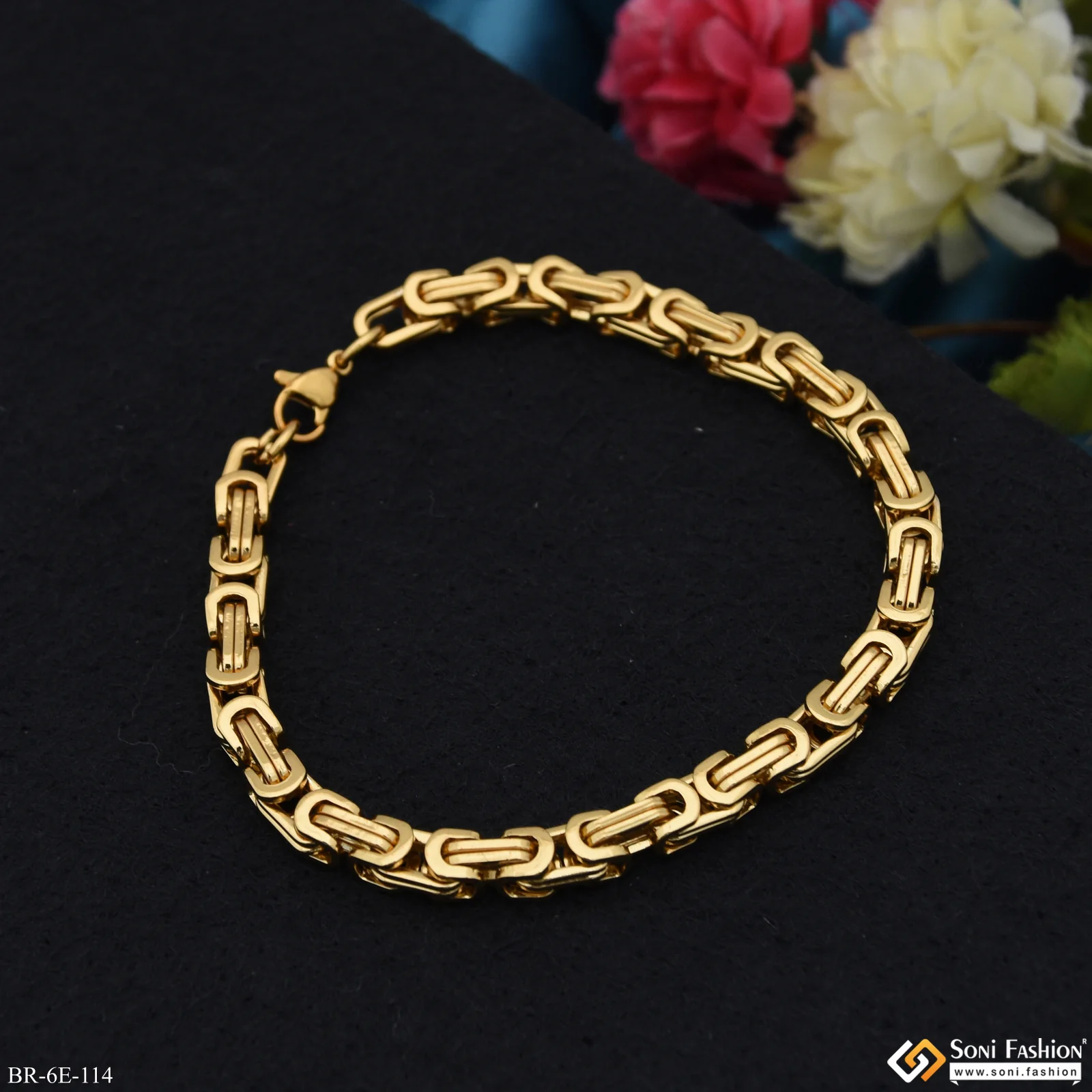 Latest Design Stainless Steel Bracelet for Men - Style E114 - Image 3