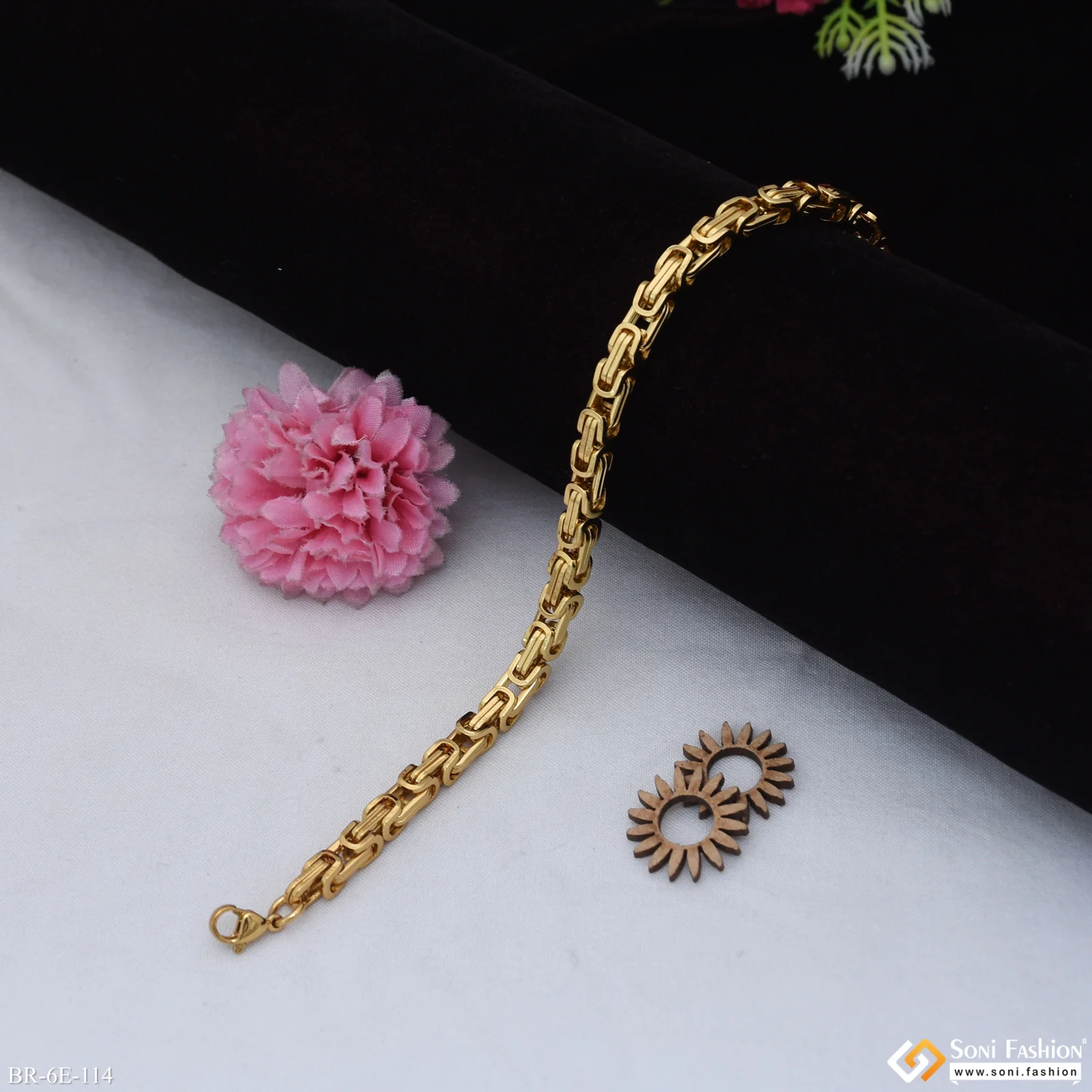 Latest Design Stainless Steel Bracelet for Men - Style E114 - Image 4