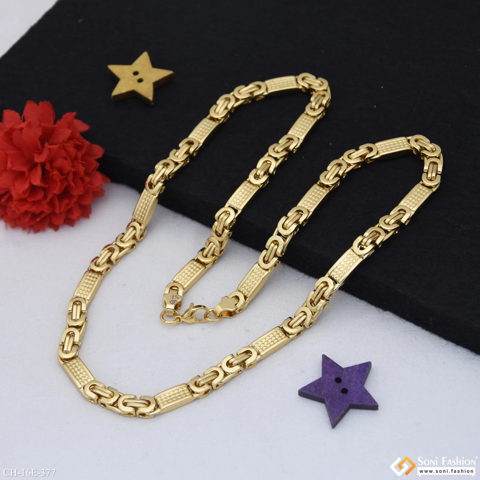 Latest Design Stainless Steel Chain for Men - Style E377 - Image 5