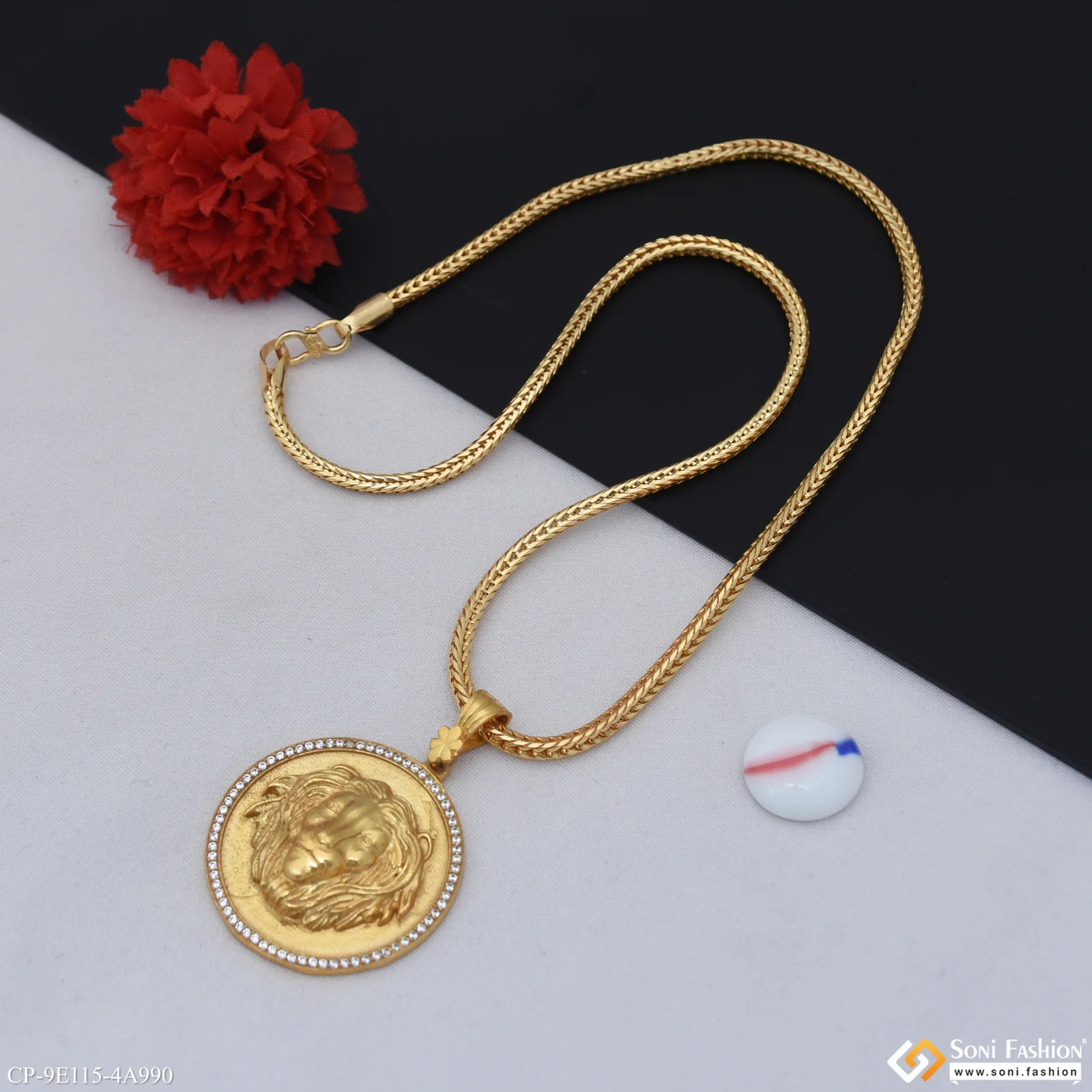 Lion Latest Design Pendant With Chain for Men (CP-E115-A990) - Image 5