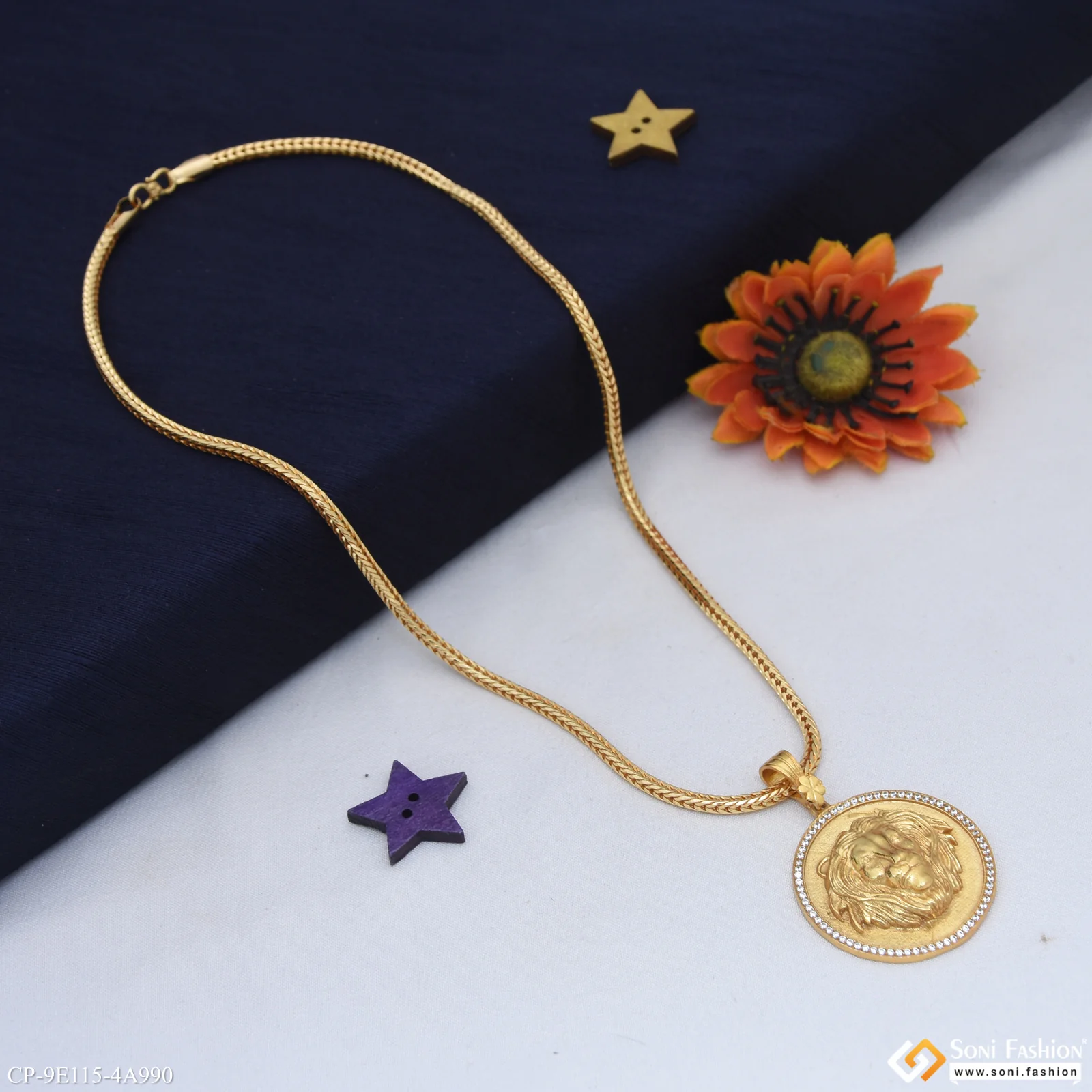 Lion Latest Design Pendant With Chain for Men (CP-E115-A990) - Image 6