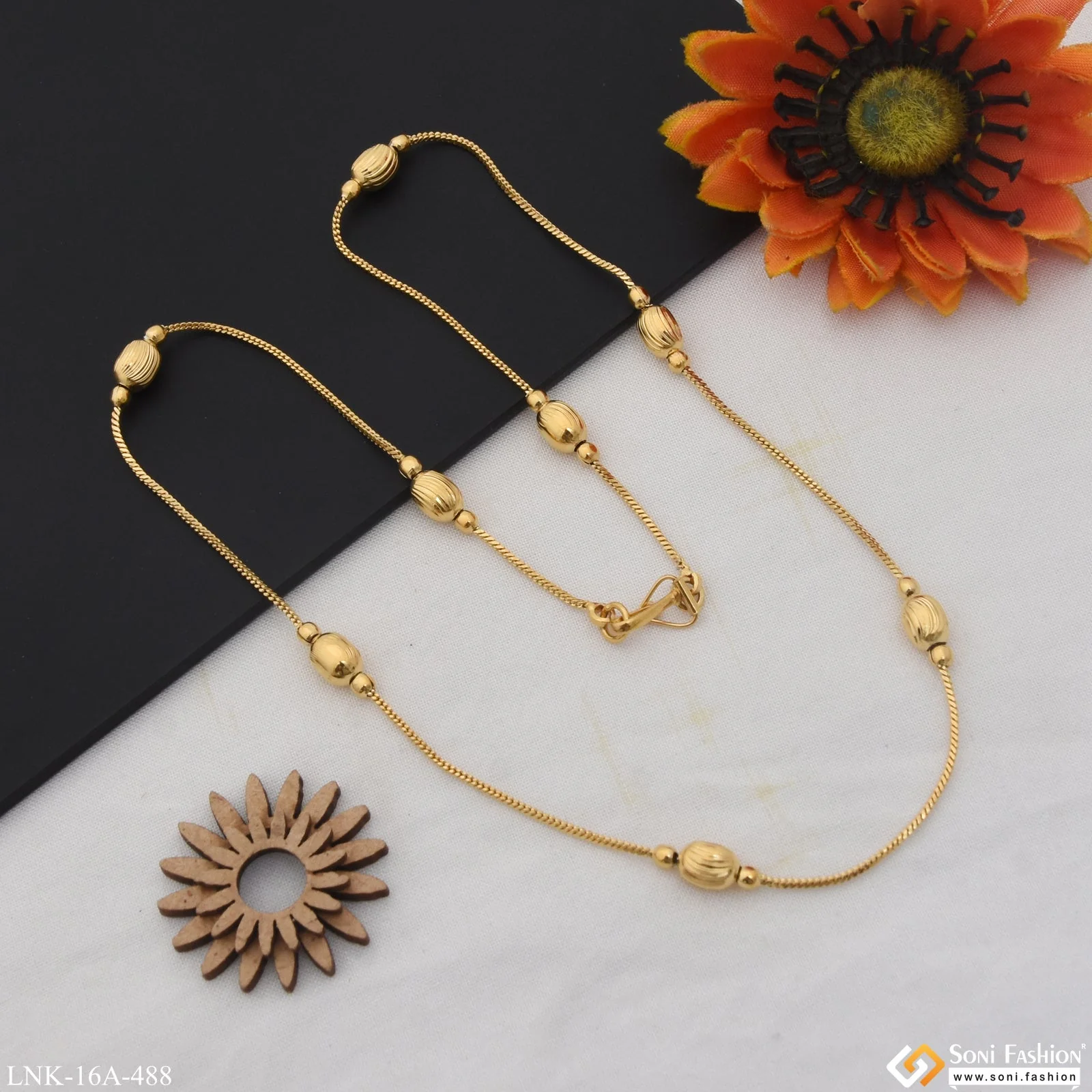 Lovely Design 18k Gold Plated Chain for Ladies - Style A488 - Image 6