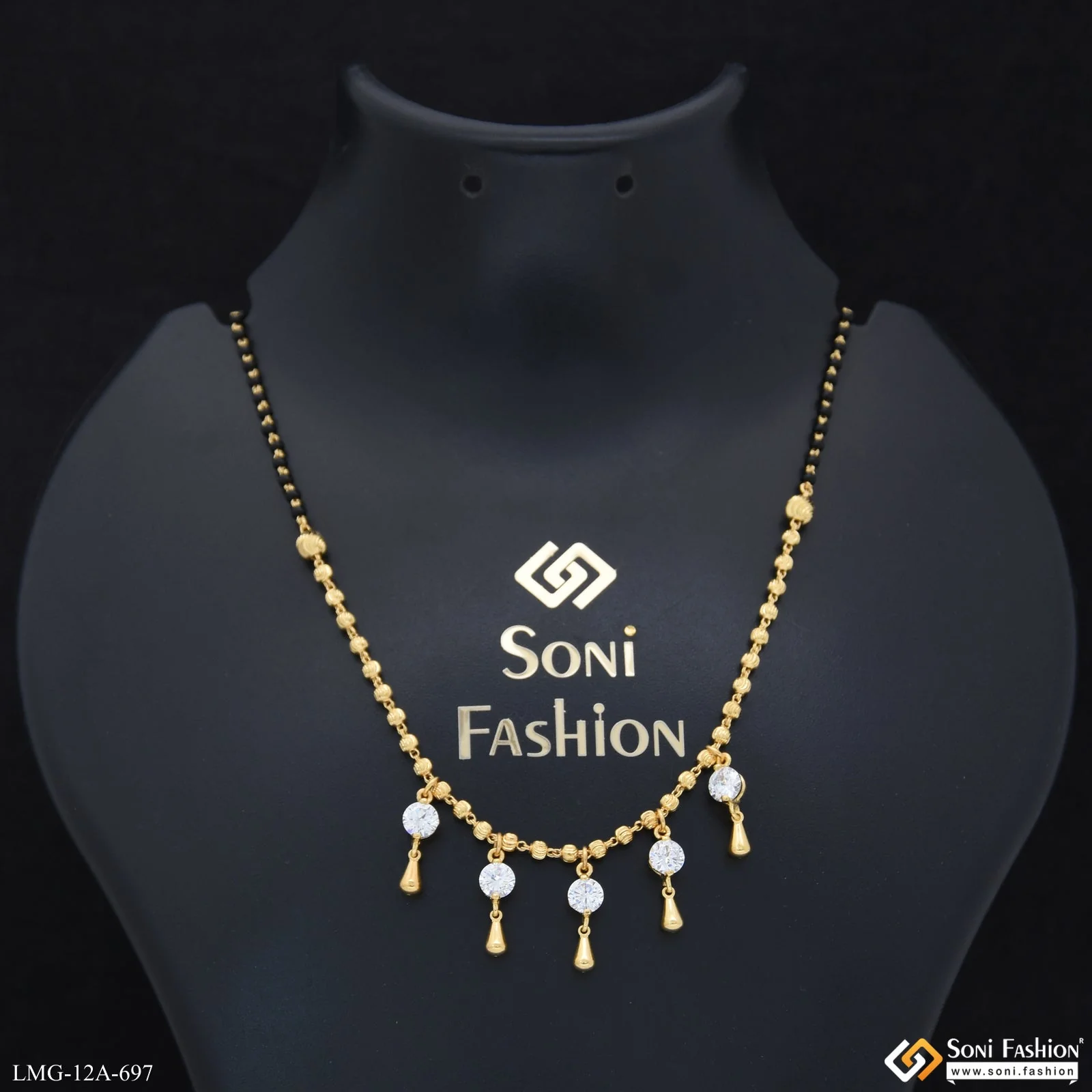 Magnificent Design Gold Plated Mangalsutra for Women - Style A697