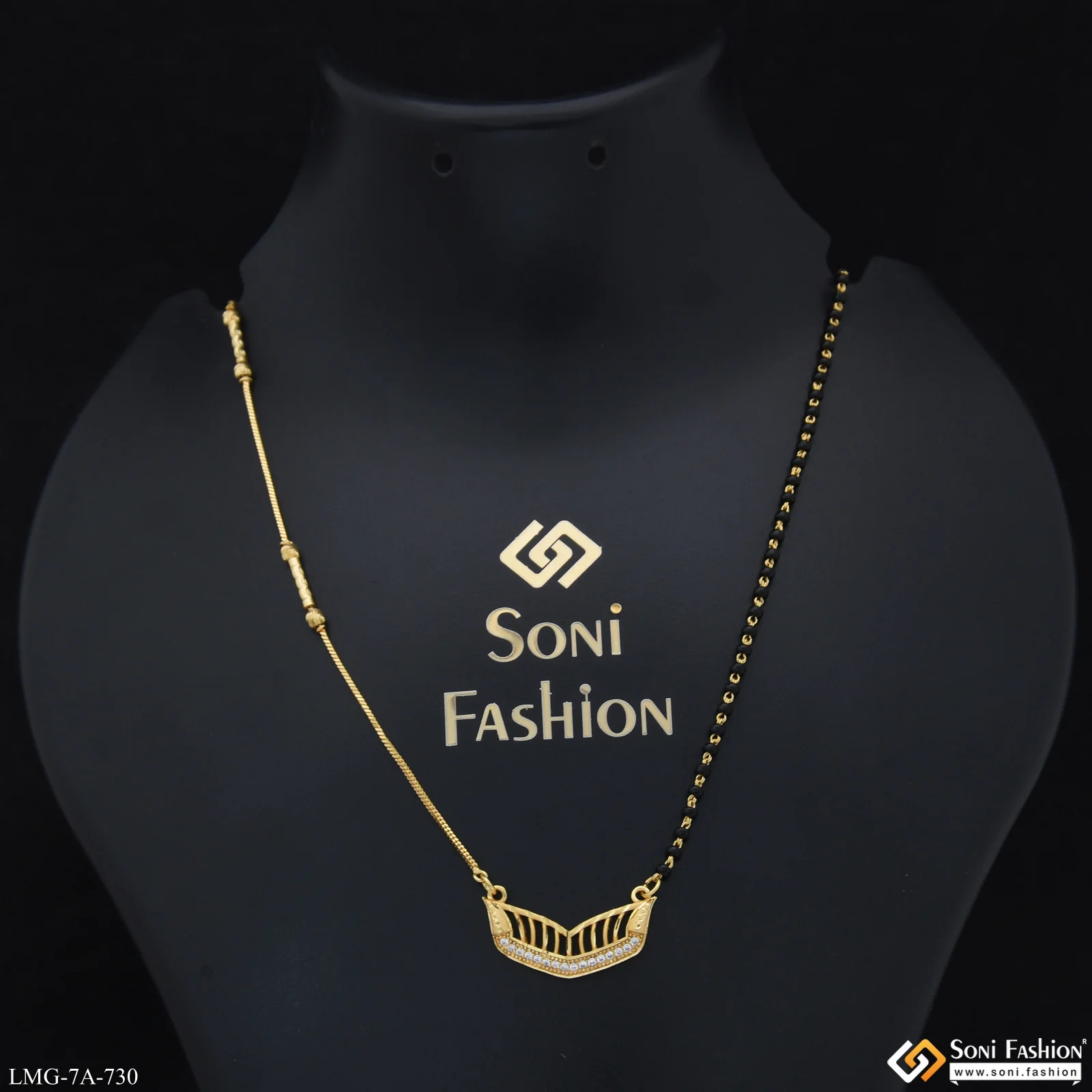 Magnificent Design Gold Plated Mangalsutra for Women - Style A730