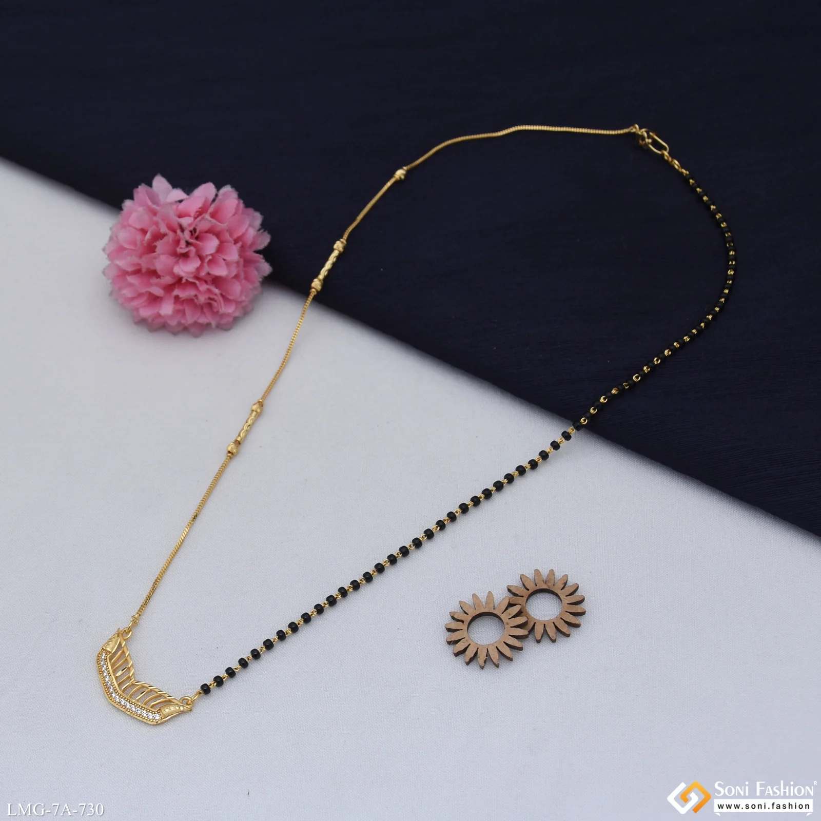 Magnificent Design Gold Plated Mangalsutra for Women - Style A730 - Image 5