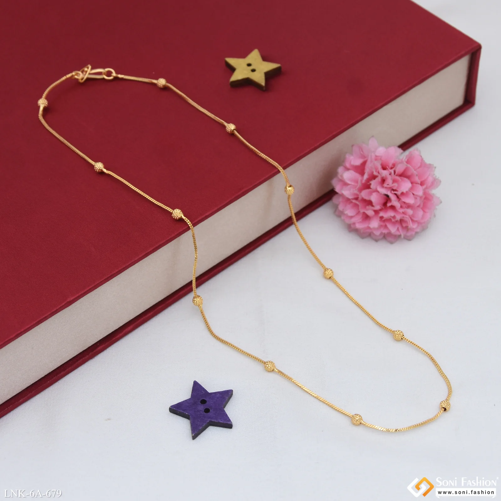 New Style Gold Plated Chain for Ladies - Style A679 - Image 4