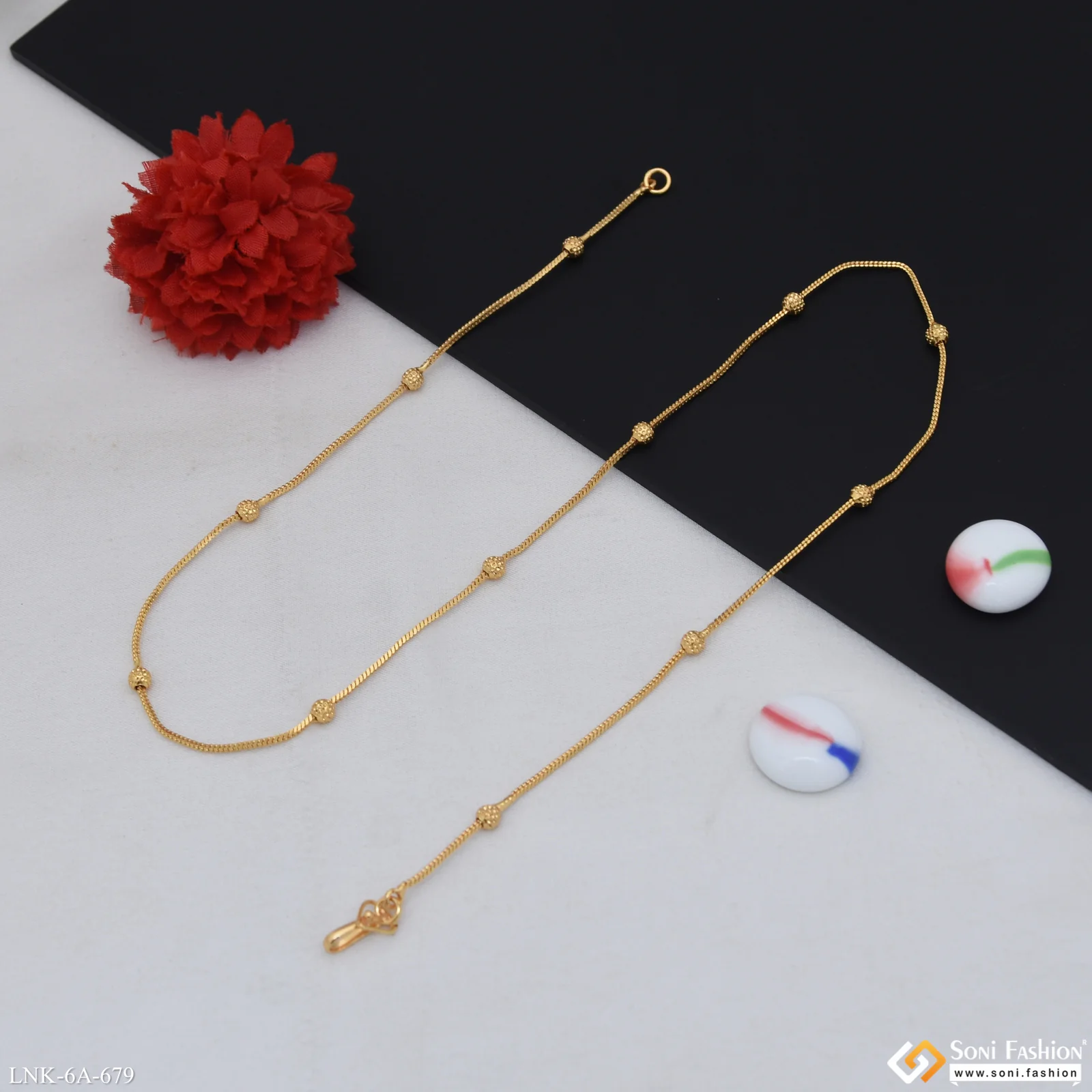 New Style Gold Plated Chain for Ladies - Style A679 - Image 5