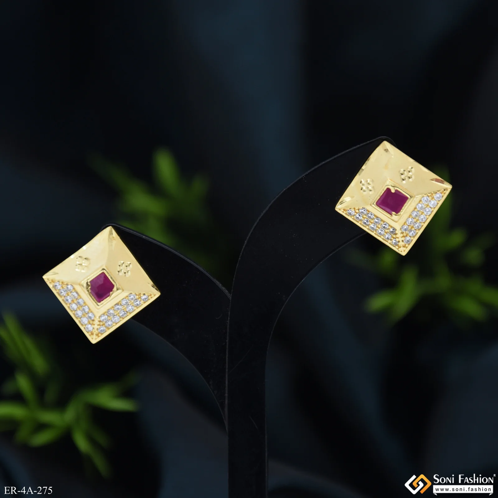 New Style Gold Plated Earrings for Ladies - Style A275