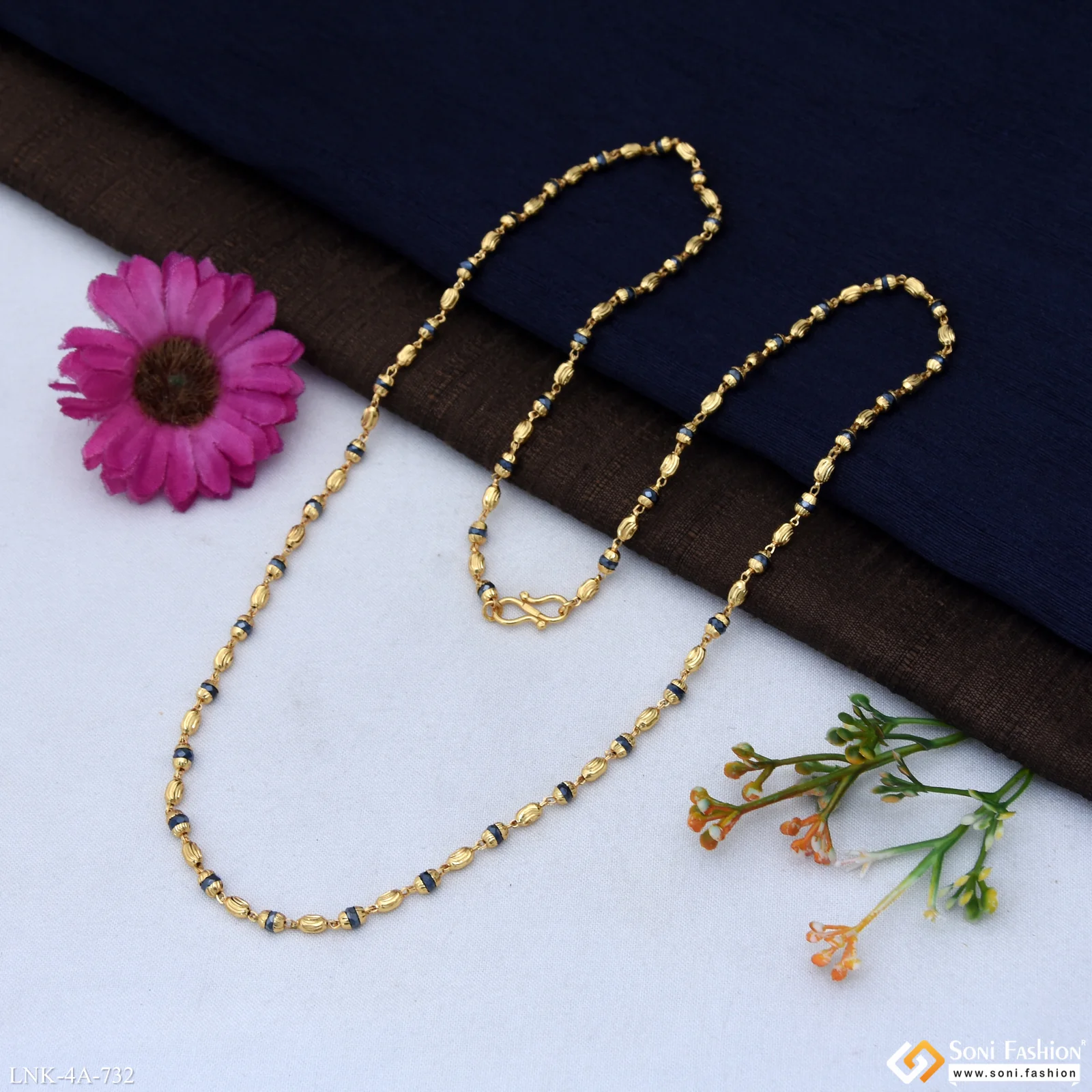 New Style Gold Plated Mala for Women - Style A732 - Image 4