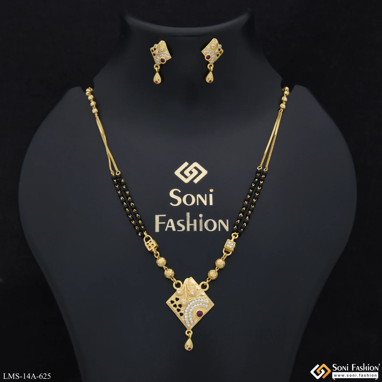 New Style Gold Plated Mangalsutra Set for Women - Style A625