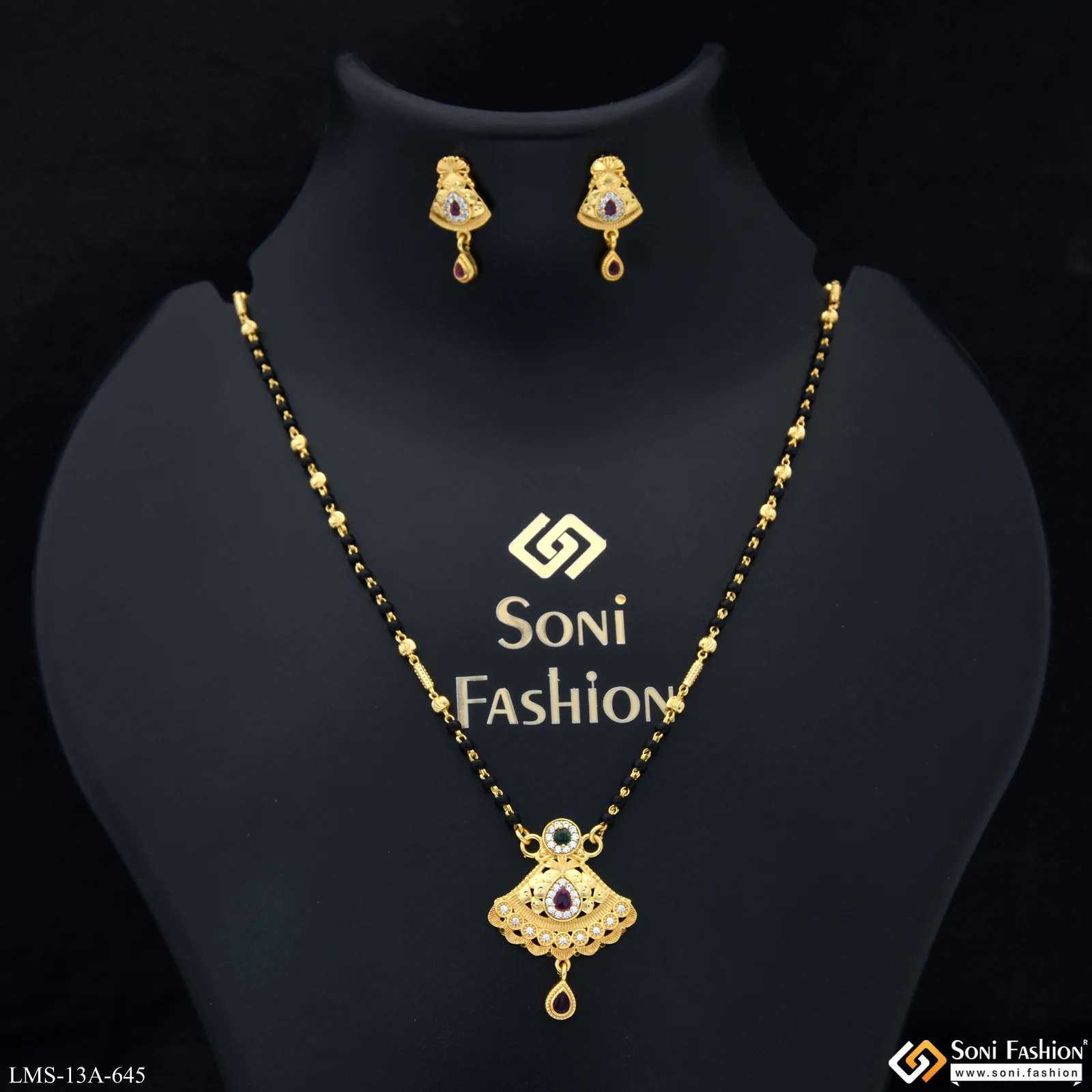 New Style Gold Plated Mangalsutra Set for Women - Style A645