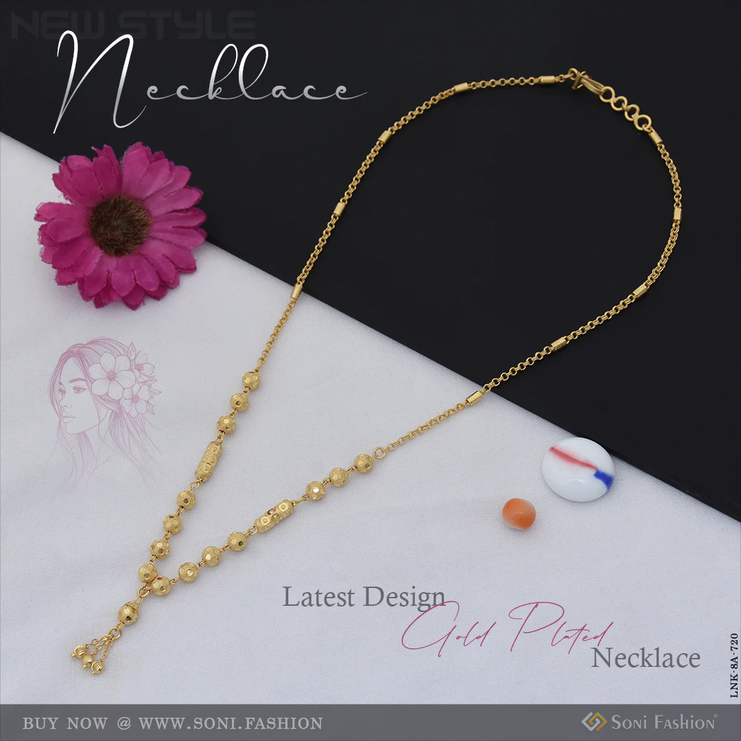 New Style Gold Plated Necklace for Ladies - Style A720