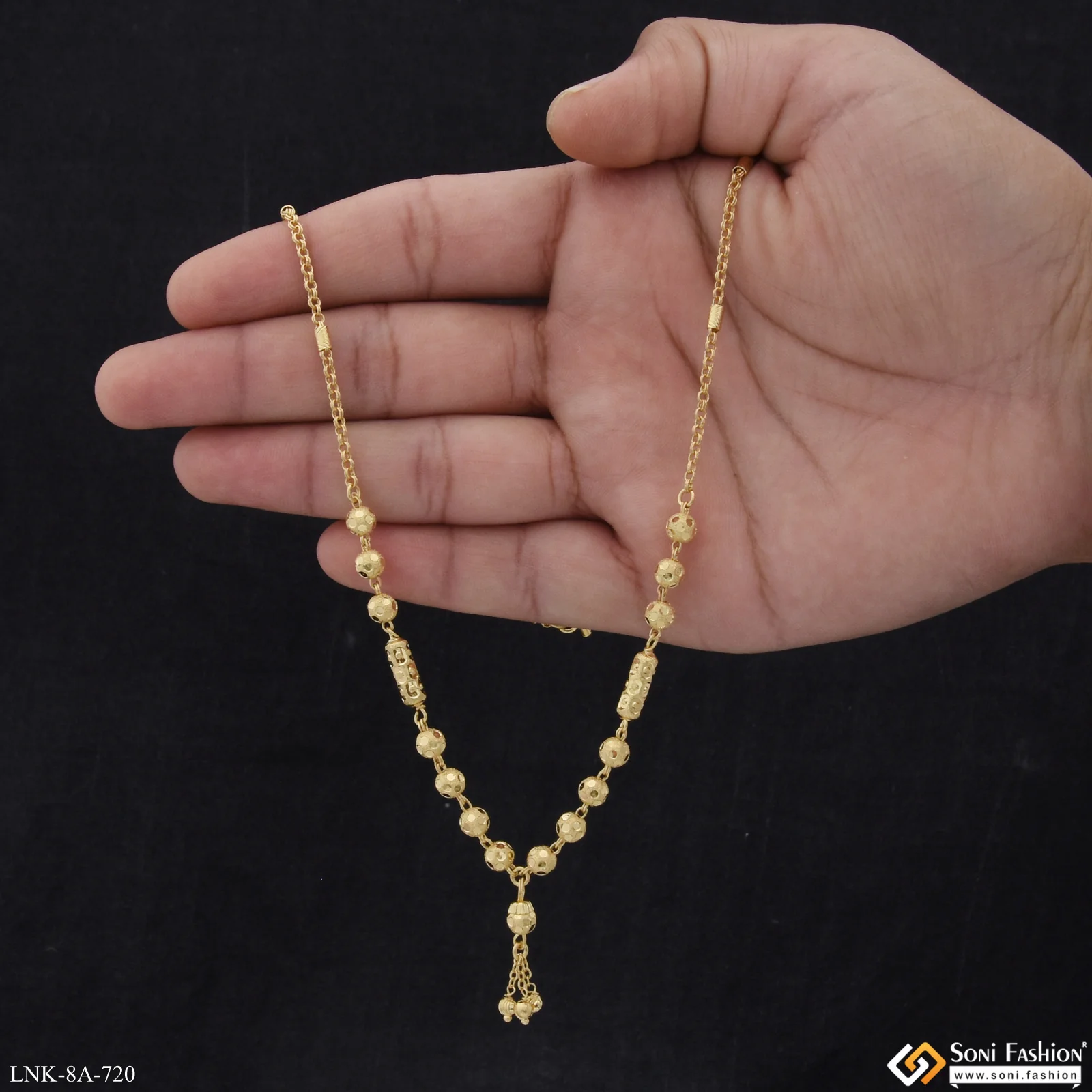 New Style Gold Plated Necklace for Ladies - Style A720 - Image 3