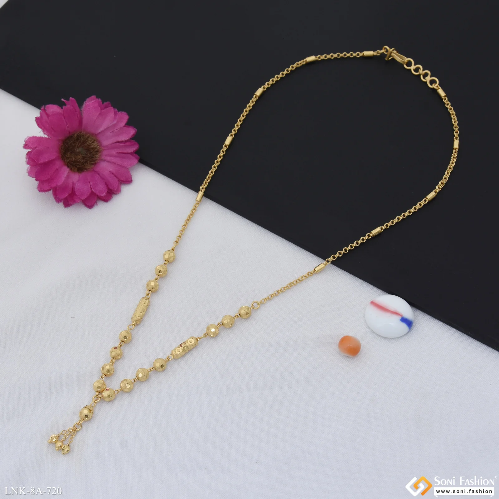 New Style Gold Plated Necklace for Ladies - Style A720 - Image 5