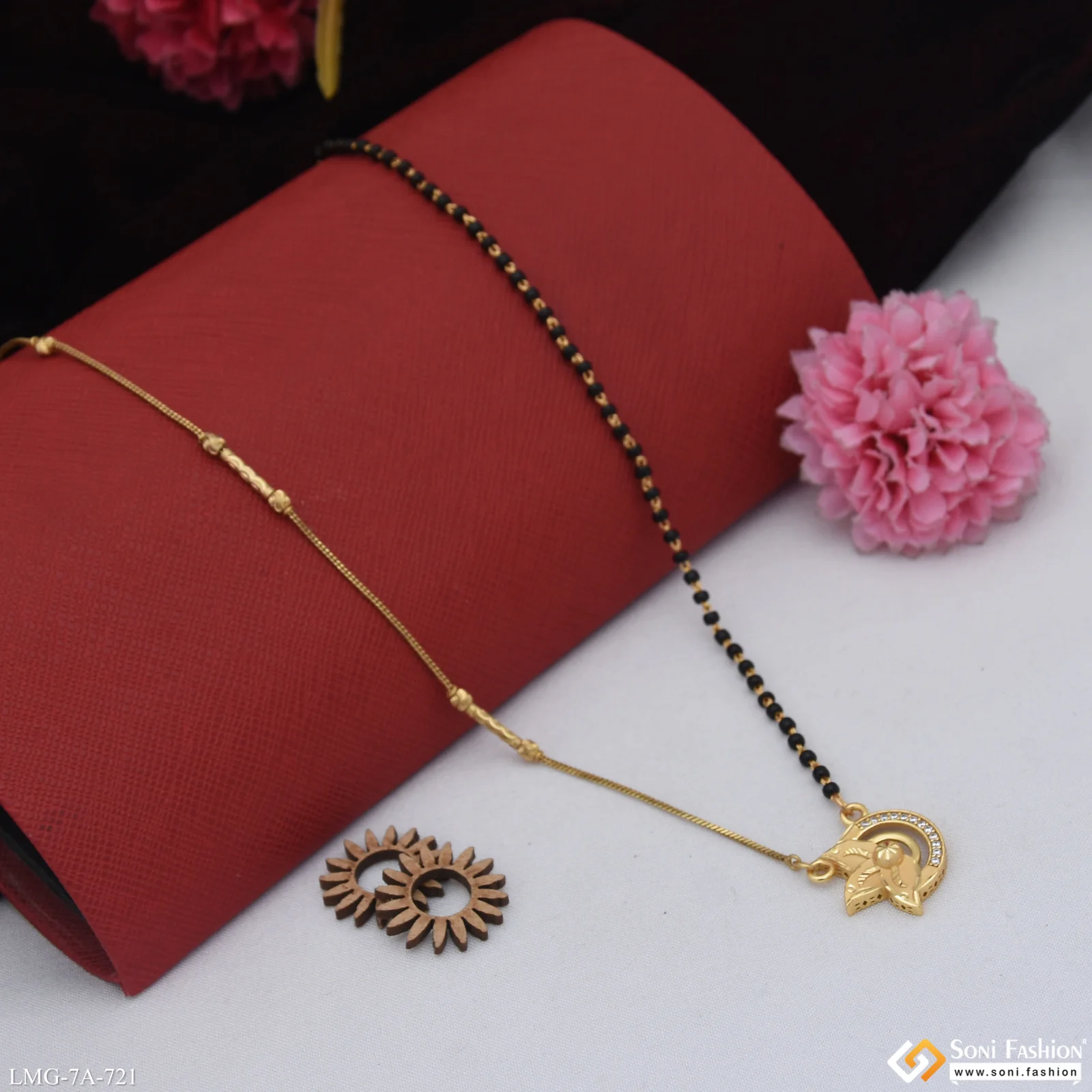 Opulent Design Gold Plated Mangalsutra for Women - Style A721 - Image 3
