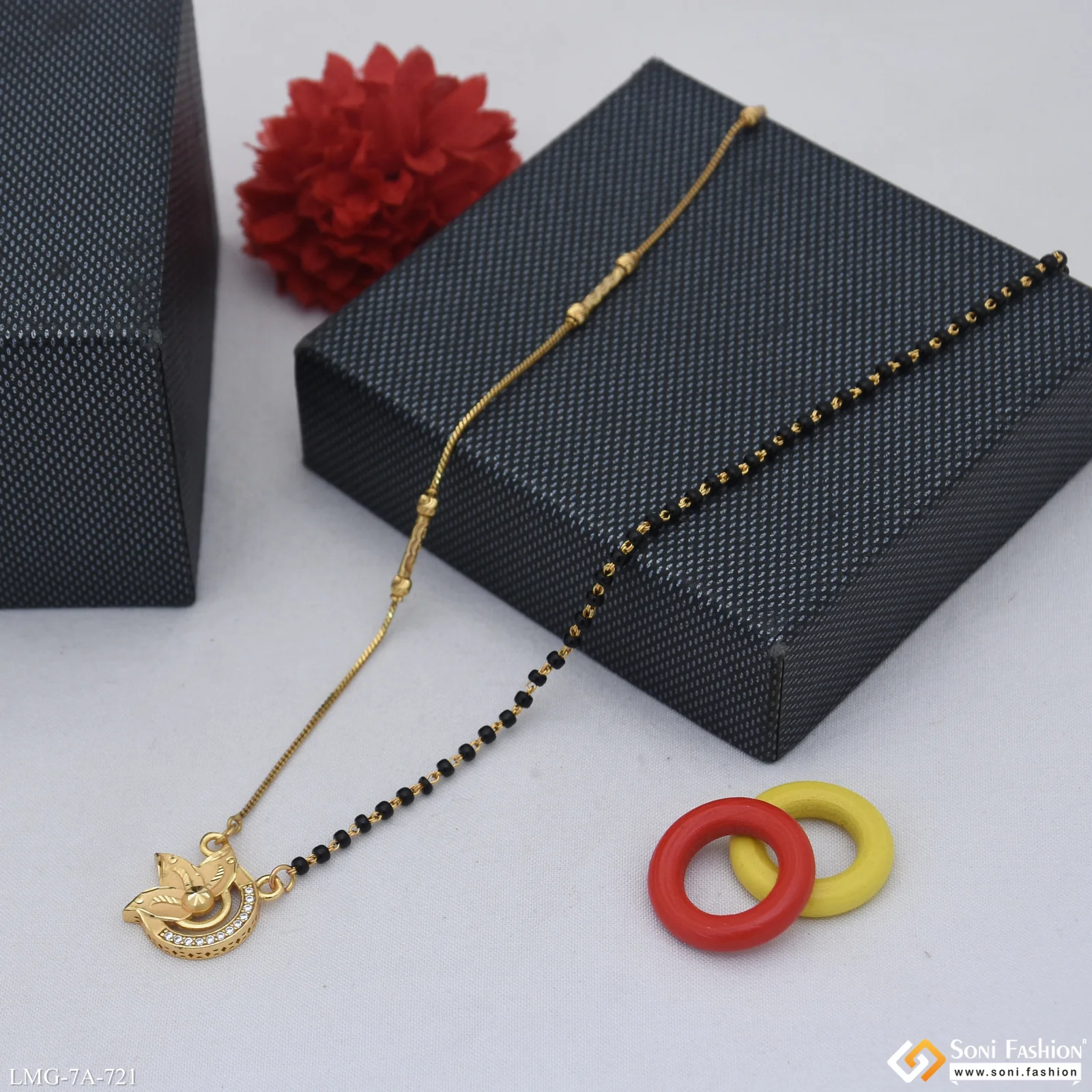 Opulent Design Gold Plated Mangalsutra for Women - Style A721 - Image 4