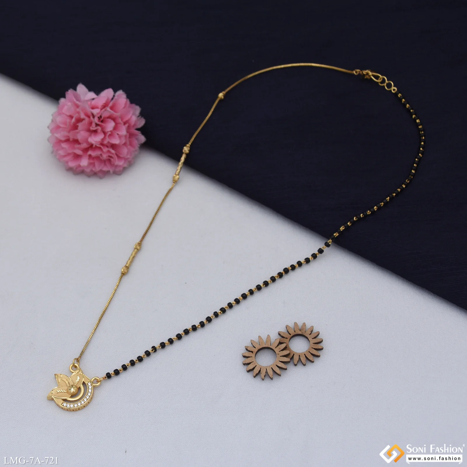Opulent Design Gold Plated Mangalsutra for Women - Style A721 - Image 5
