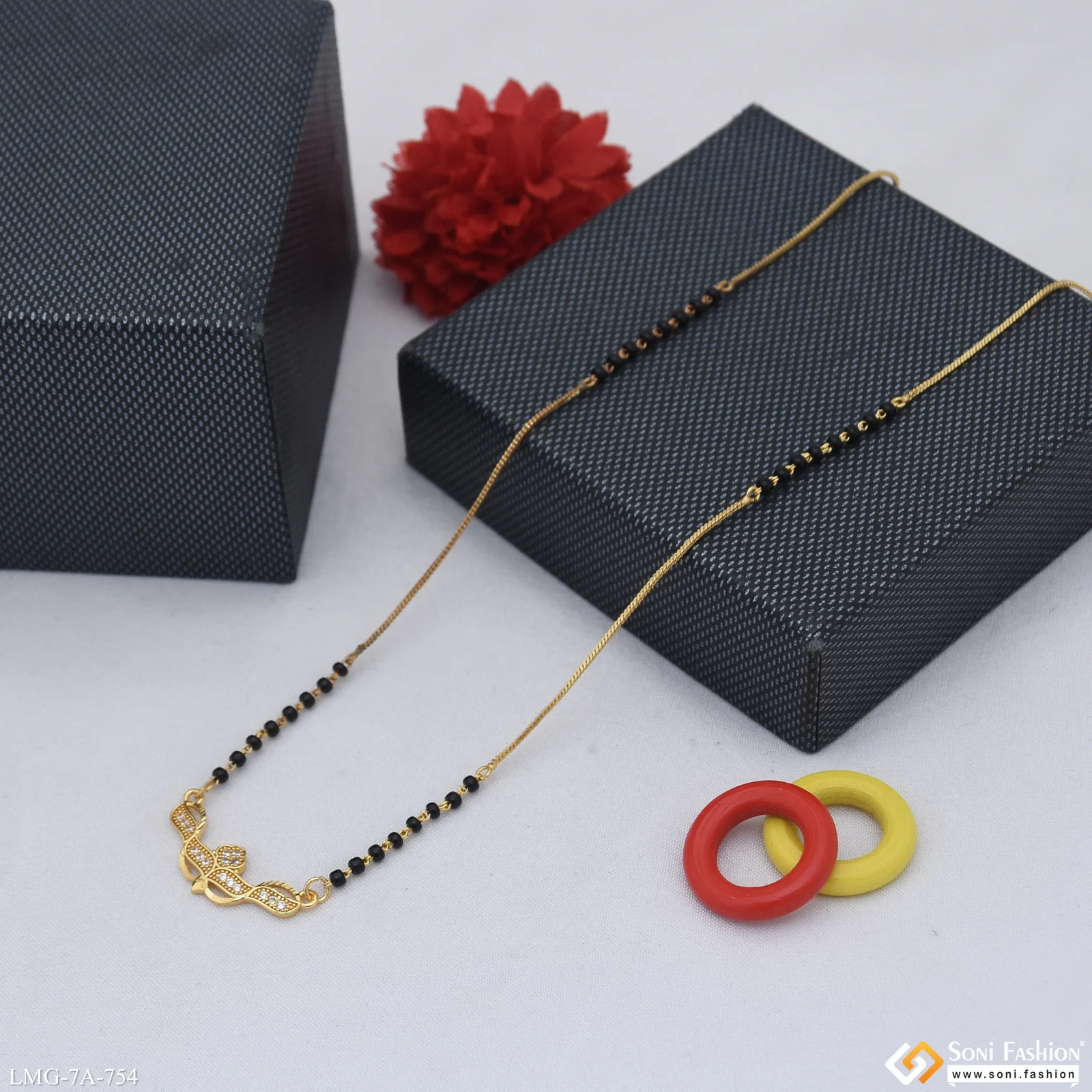 Opulent Design Gold Plated Mangalsutra for Women - Style A754 - Image 5