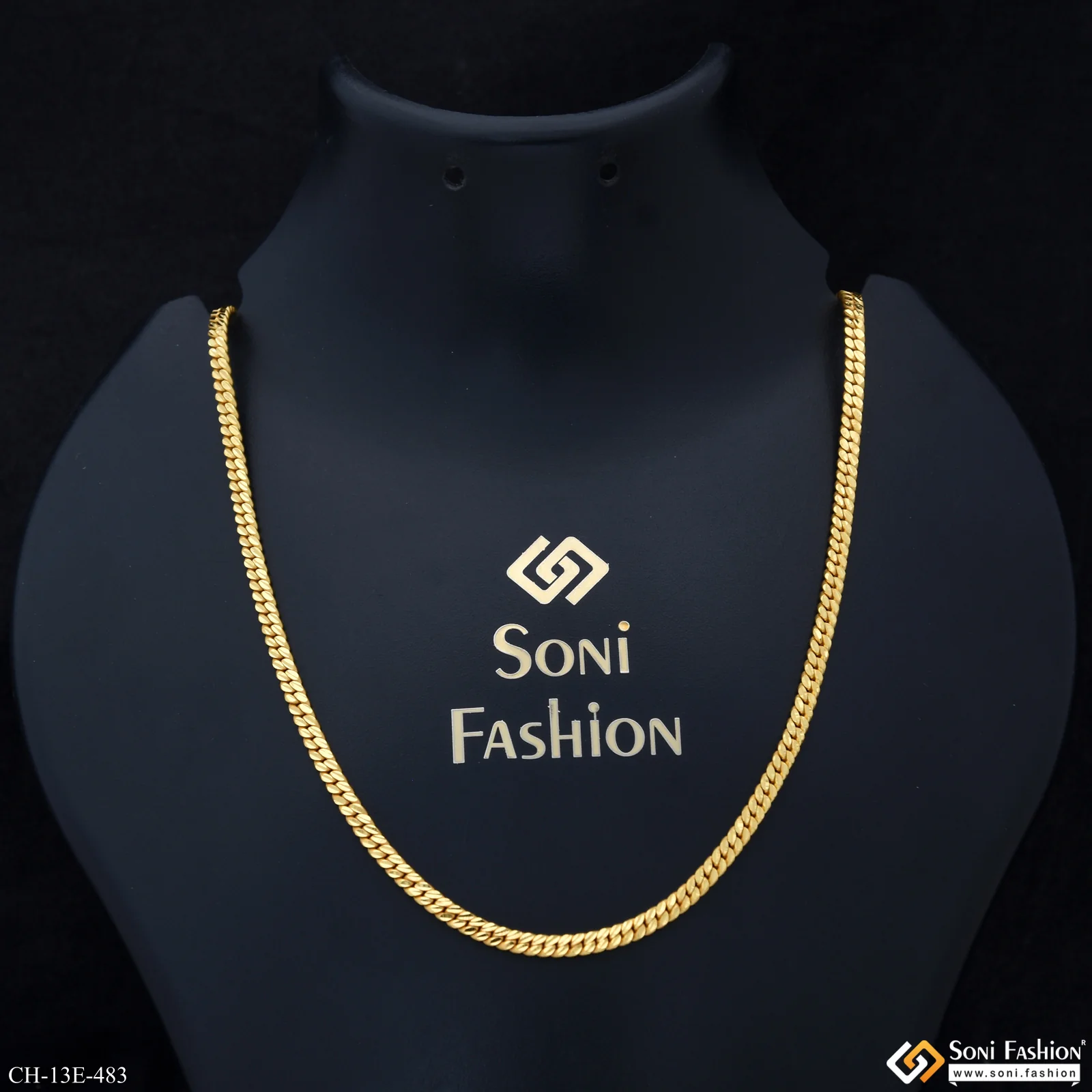 Popular Design Gold Plated Chain for Men - Style E483