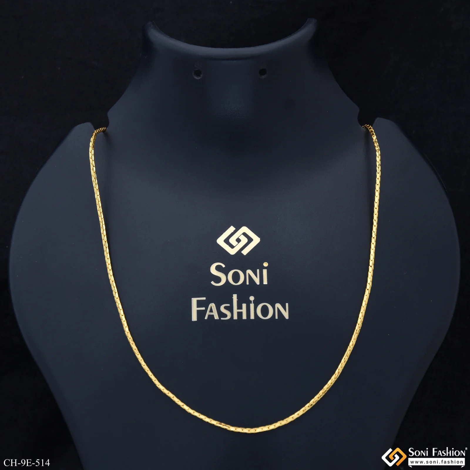 Popular Design Gold Plated Chain for Men - Style E514