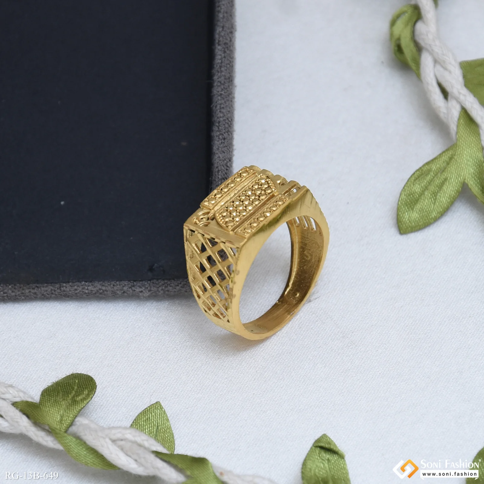 Popular Design Gold Plated Ring for Men - Style B649 - Image 2
