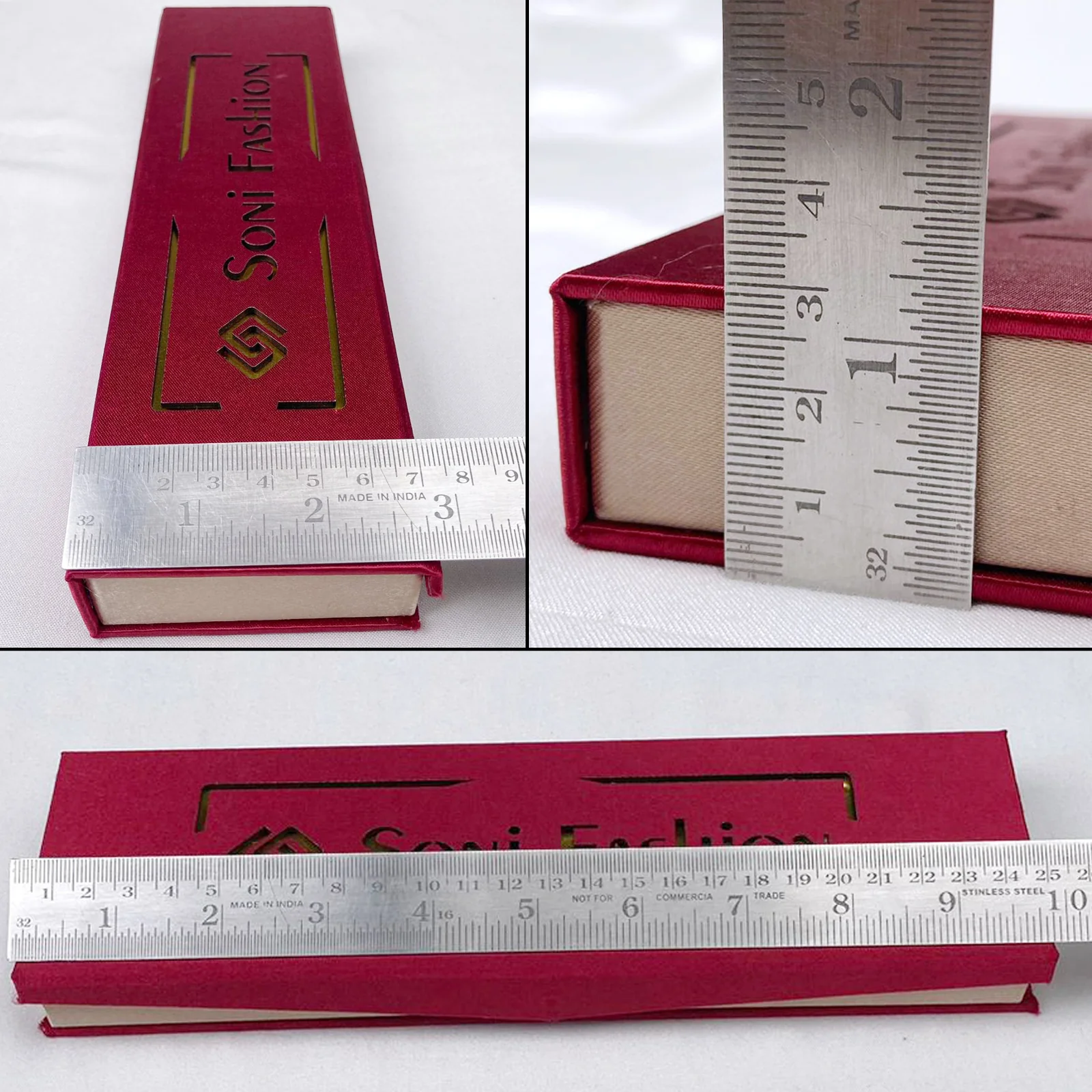 10x3 Inch Box for Chain, Necklace, Mangalsutra - Imported Velvet Premium Jewellery Box - Image 6