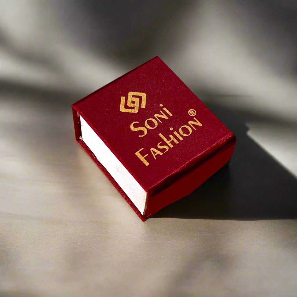 2x2 Inch Box for Ring, Earrings - Imported Velvet Premium Jewellery Box - Image 2