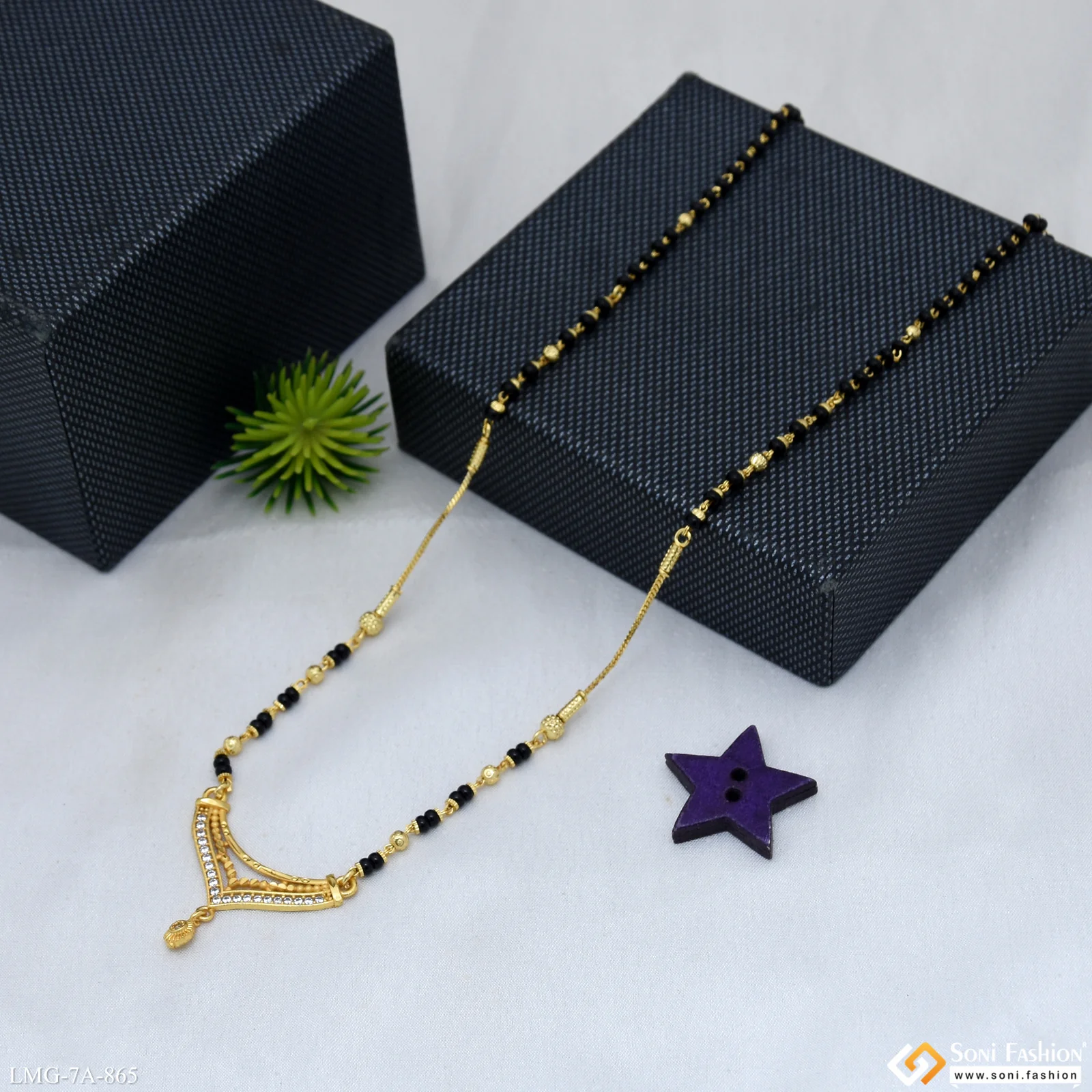 Radiant Design Gold Plated Mangalsutra for Women - Style A865 - Image 5