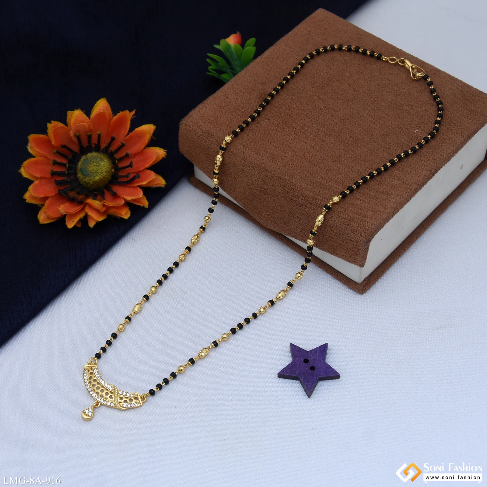 Radiant Design Gold Plated Mangalsutra for Women - Style A916 - Image 3