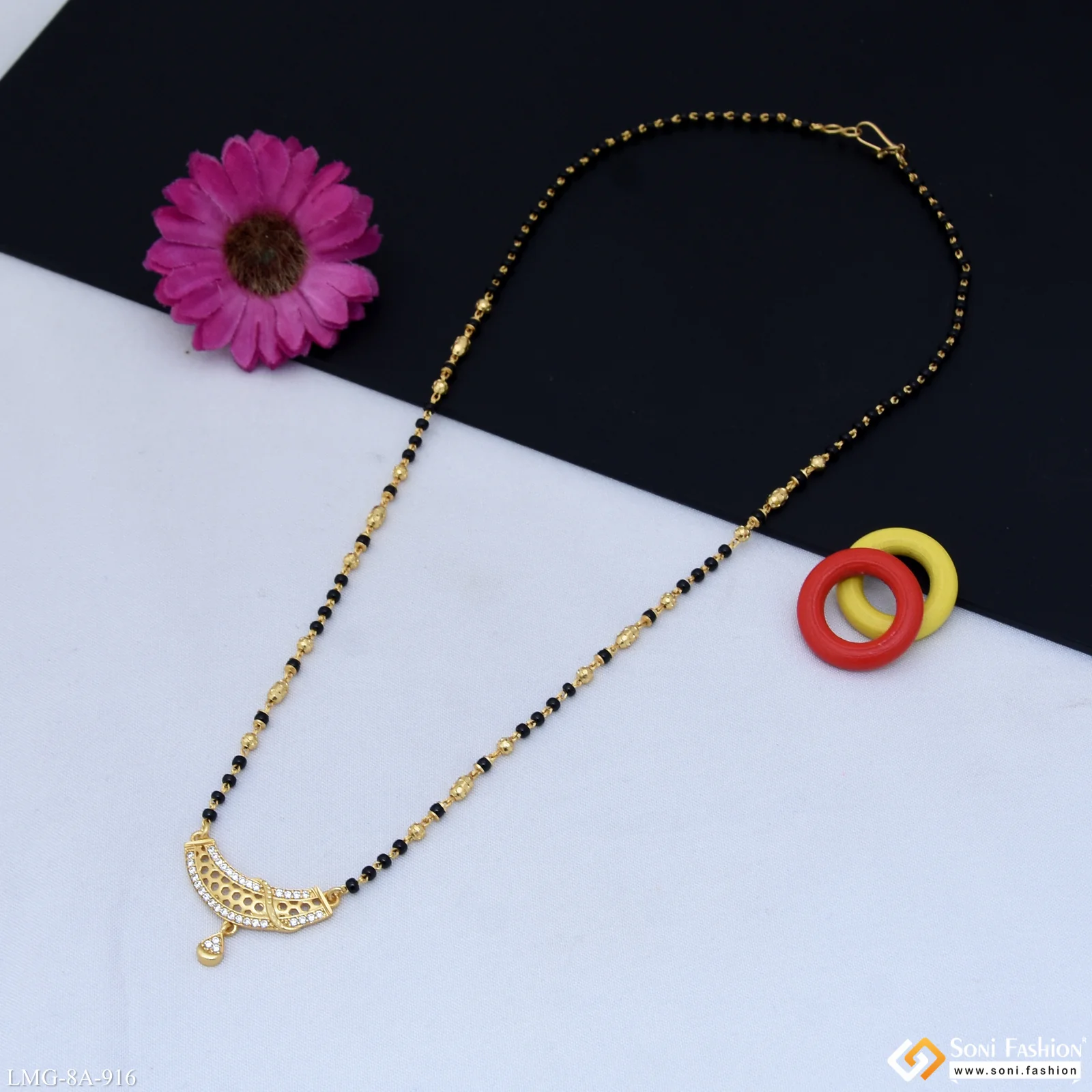 Radiant Design Gold Plated Mangalsutra for Women - Style A916 - Image 4
