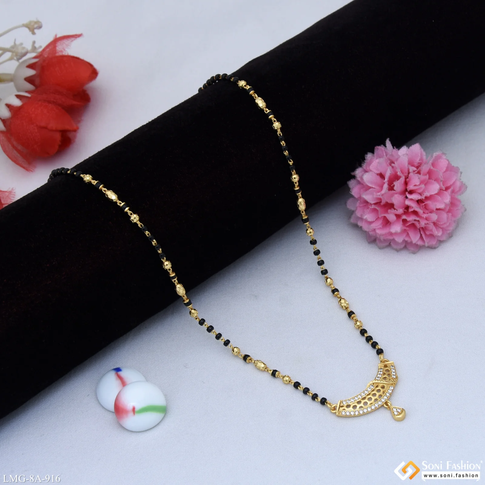 Radiant Design Gold Plated Mangalsutra for Women - Style A916 - Image 5