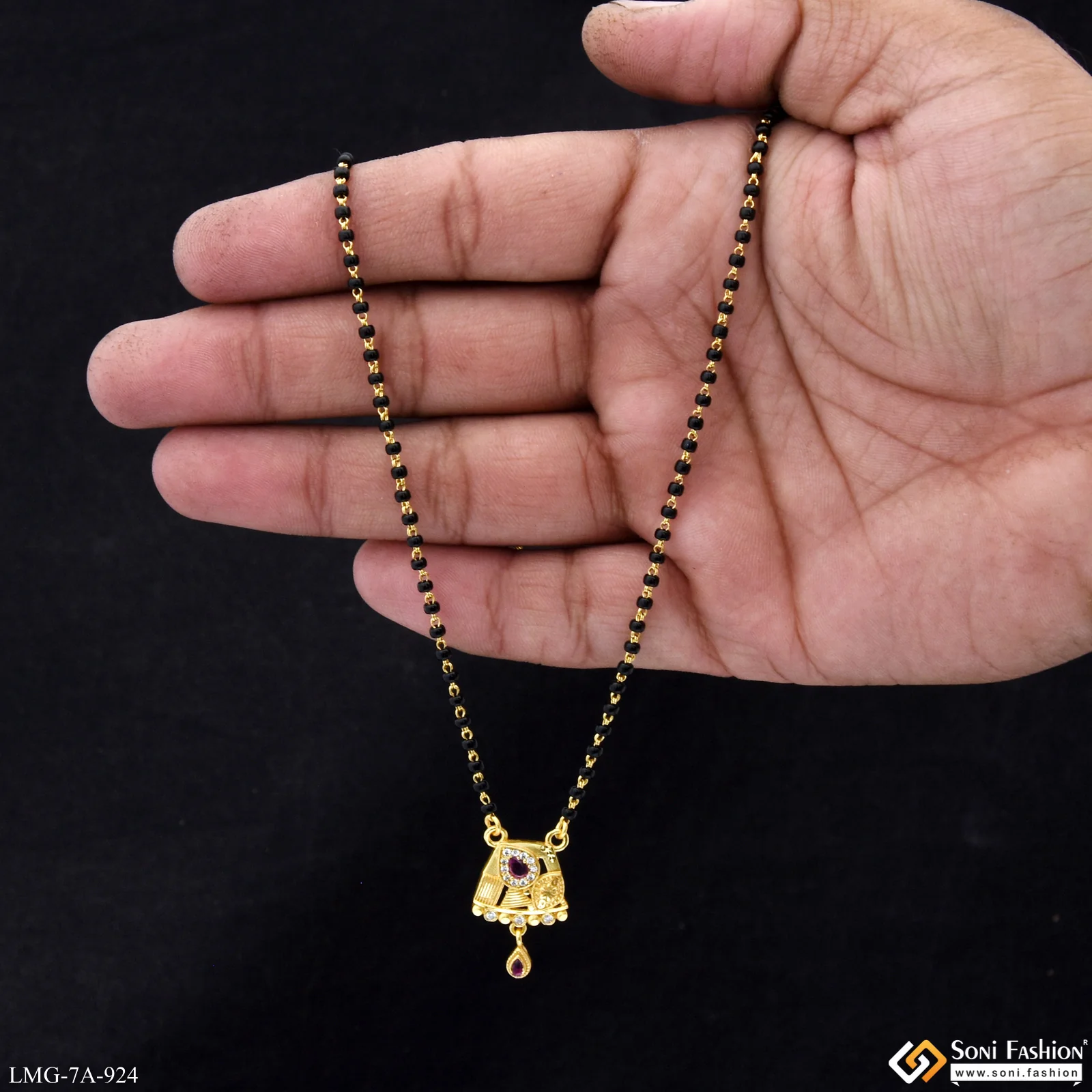 Radiant Design Gold Plated Mangalsutra for Women - Style A924 - Image 2