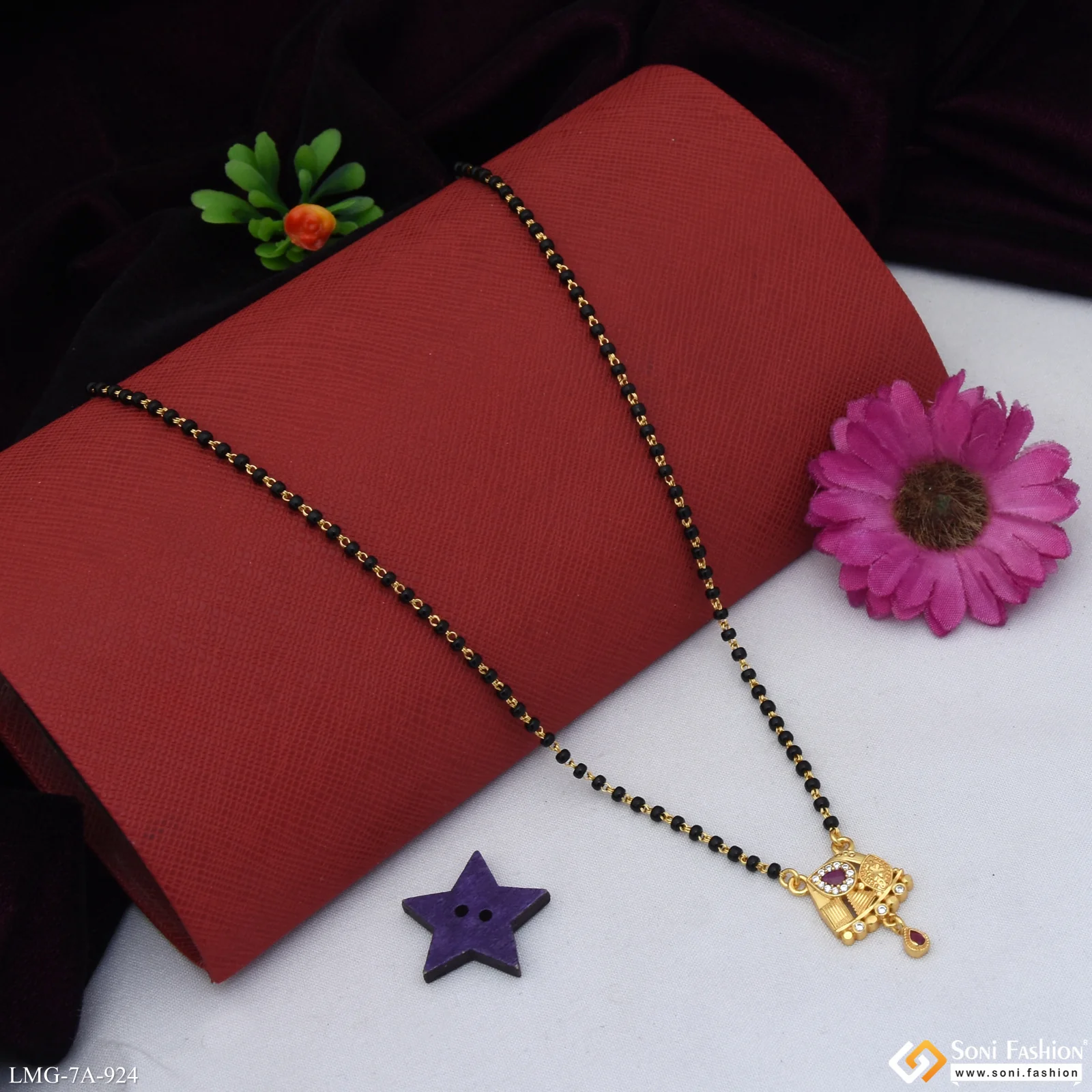 Radiant Design Gold Plated Mangalsutra for Women - Style A924 - Image 3