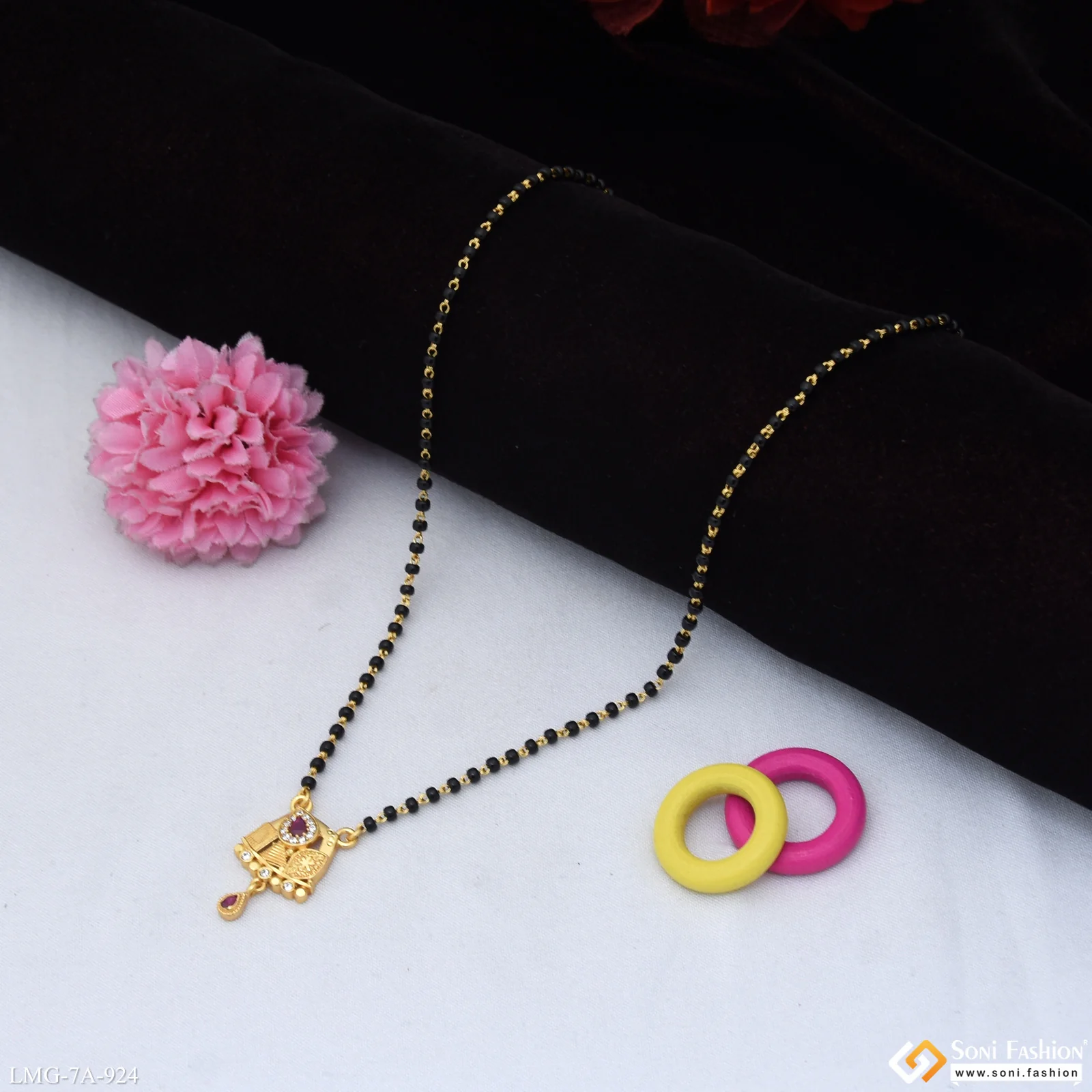 Radiant Design Gold Plated Mangalsutra for Women - Style A924 - Image 4