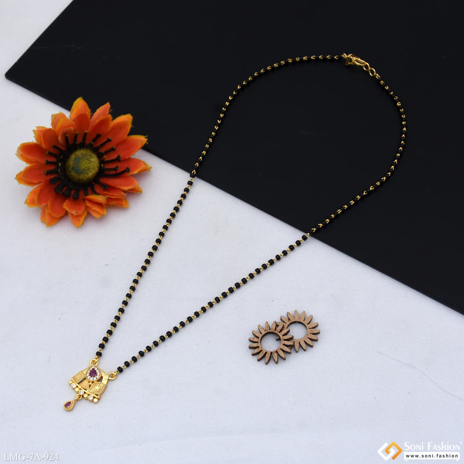 Radiant Design Gold Plated Mangalsutra for Women - Style A924 - Image 5